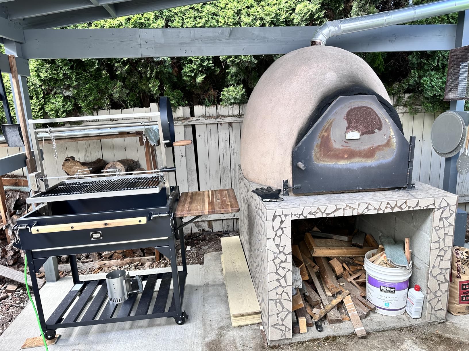 TURBRO Stainless Steel Rotisserie Kit for Gas Grills with A Cookbox up to 39