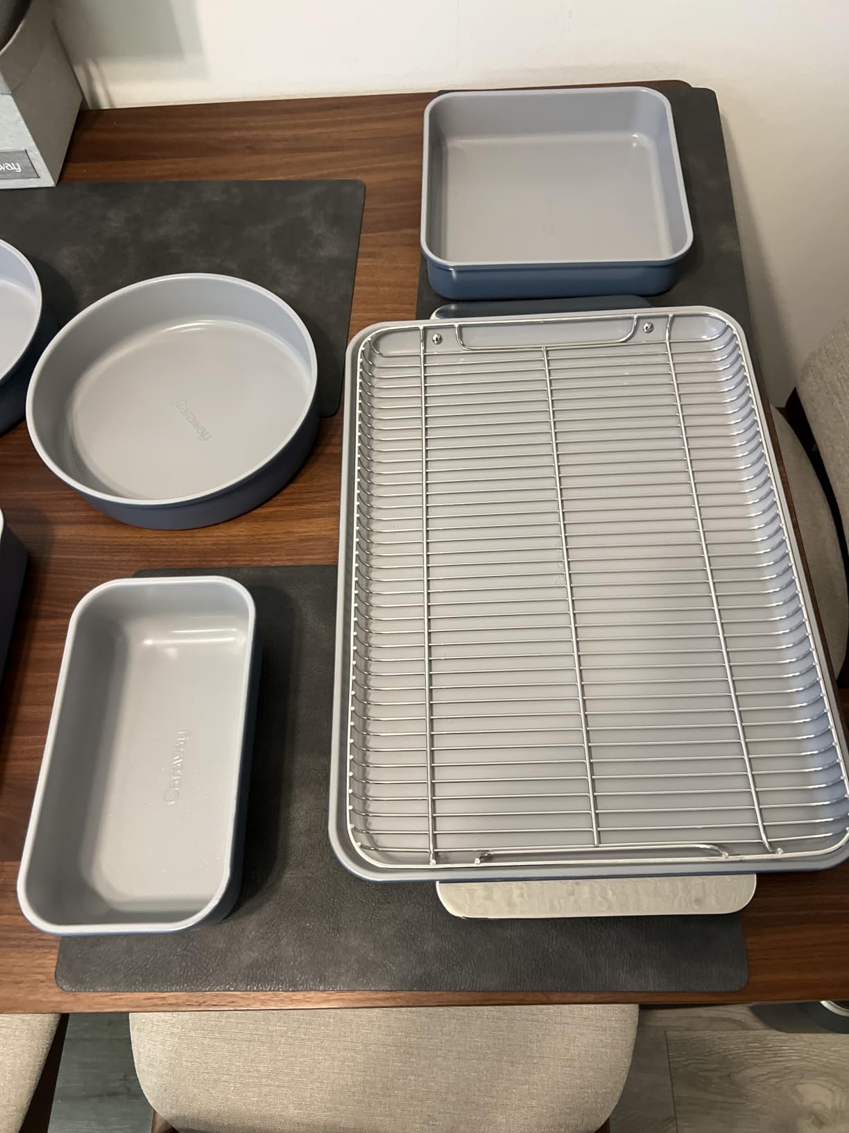 Caraway Nonstick Ceramic Bakeware Set (11 Pieces) - Baking Sheets, Assorted Baking Pans, Cooling Rack, & Storage - Aluminized Steel Body - Non Toxic, PTFE & PFOA Free - Sage customer photo 2