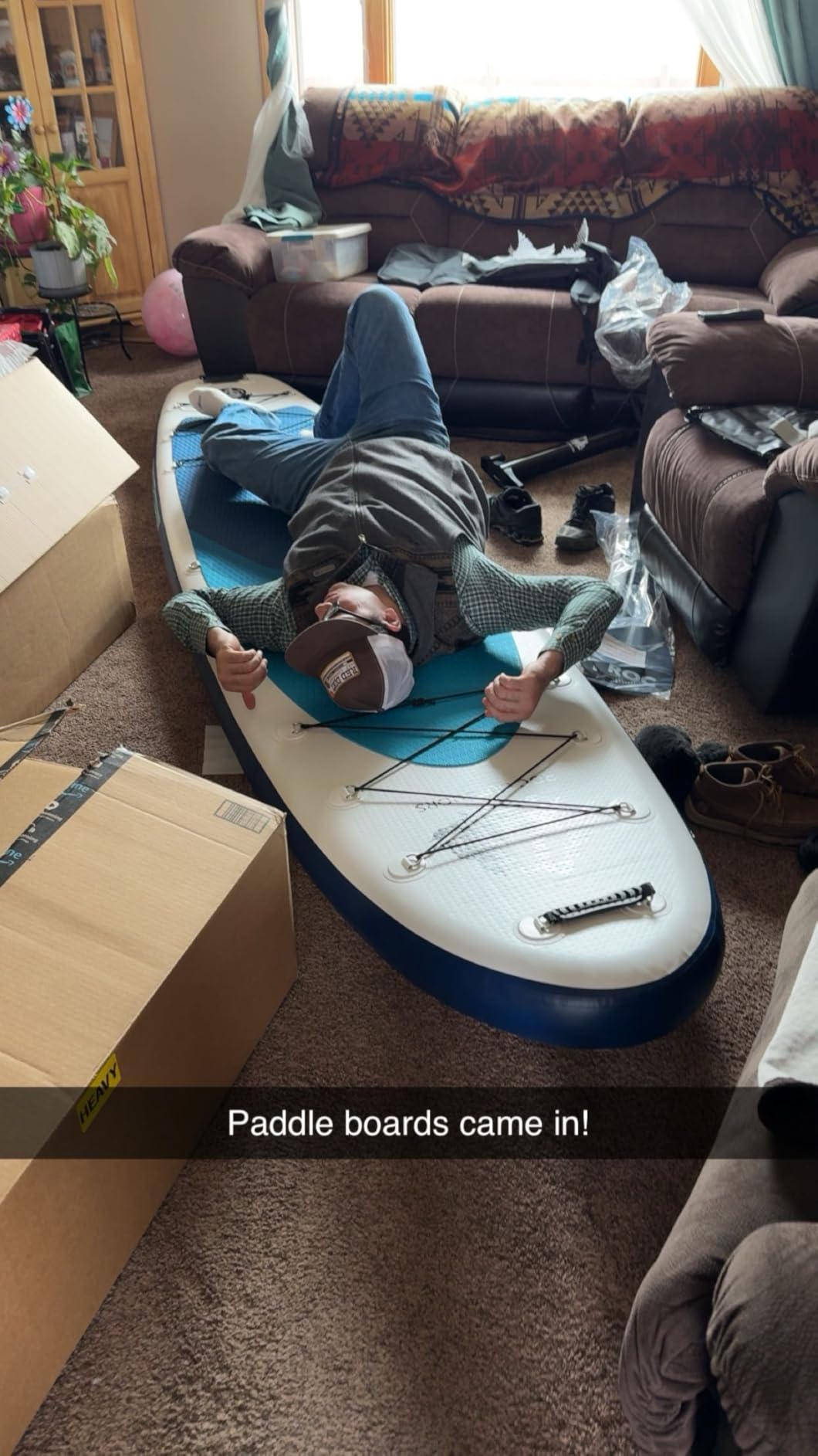 Roc Inflatable Stand Up Paddle Board 10' 6