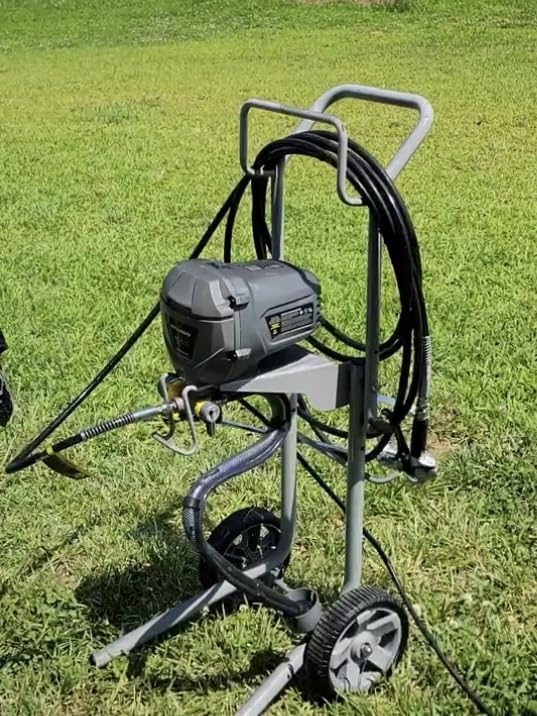 InoKraft MaXpray M3 Cart Airless Paint Sprayer, 3300 PSI, 650W, 0.31 GPM, for Large Interior & Exterior House Projects customer photo 1