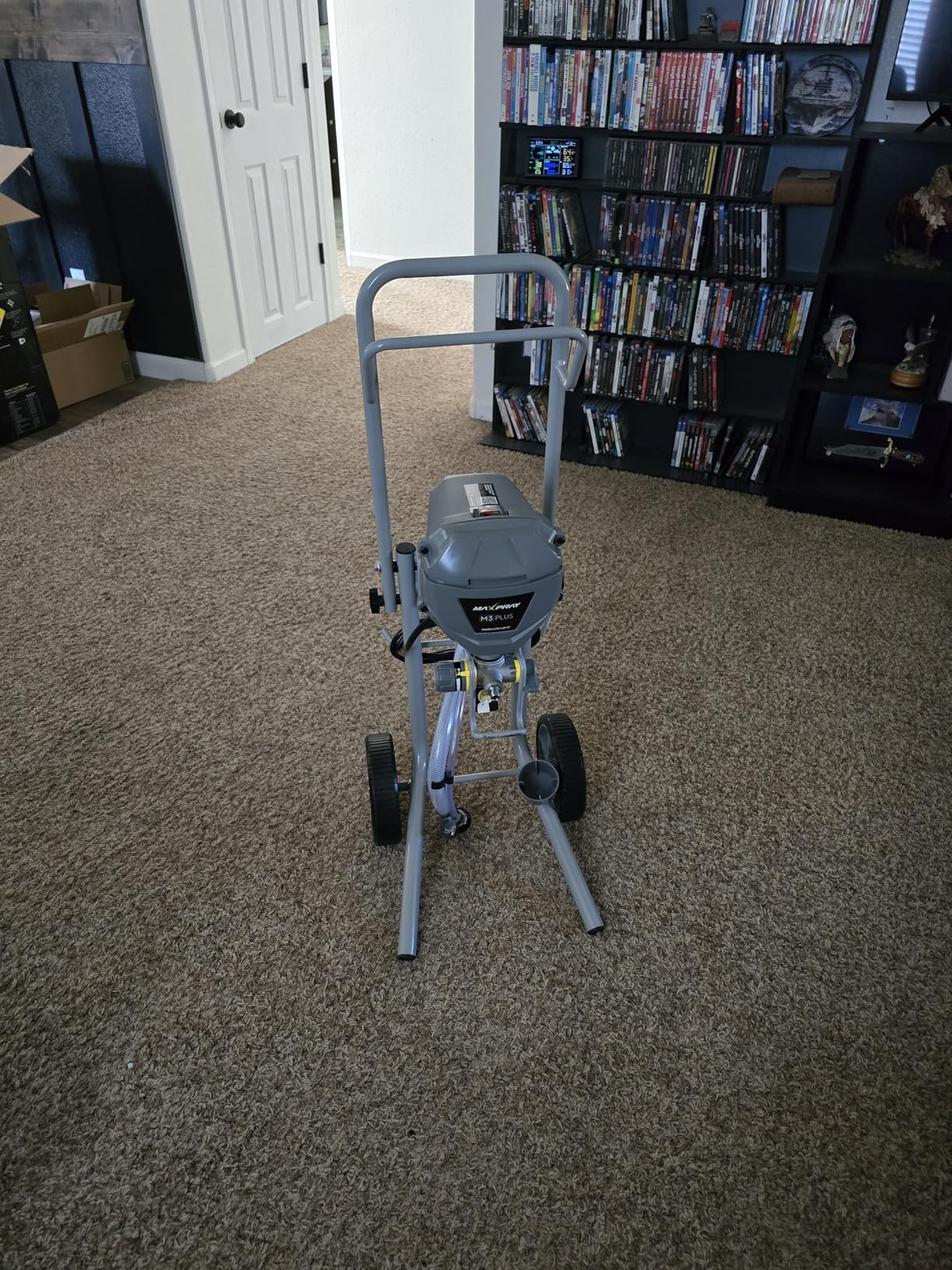 InoKraft MaXpray M3 Cart Airless Paint Sprayer, 3300 PSI, 650W, 0.31 GPM, for Large Interior & Exterior House Projects customer photo 2