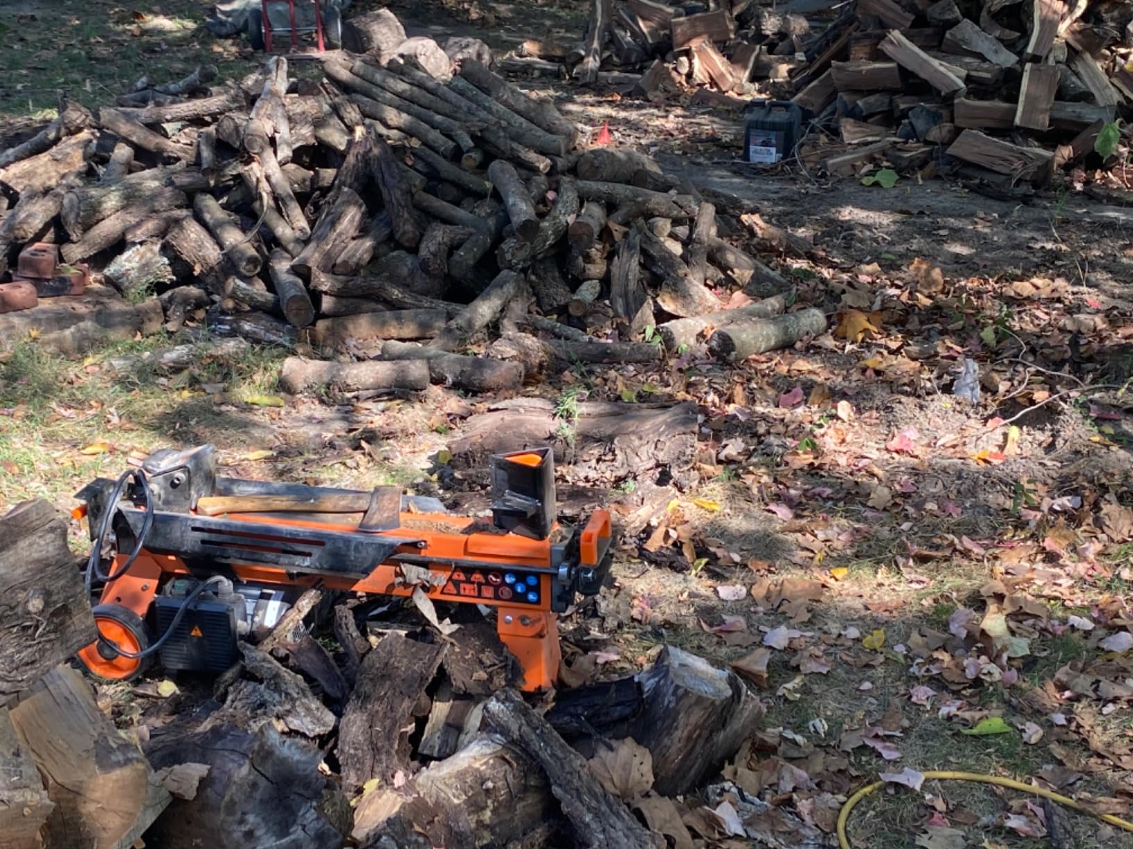 PROYAMA Log Splitter 7 Ton with Stand, Wood Splitter Electric Powered, Hydraulic Ram, Firewood Splitting Machine customer photo 1