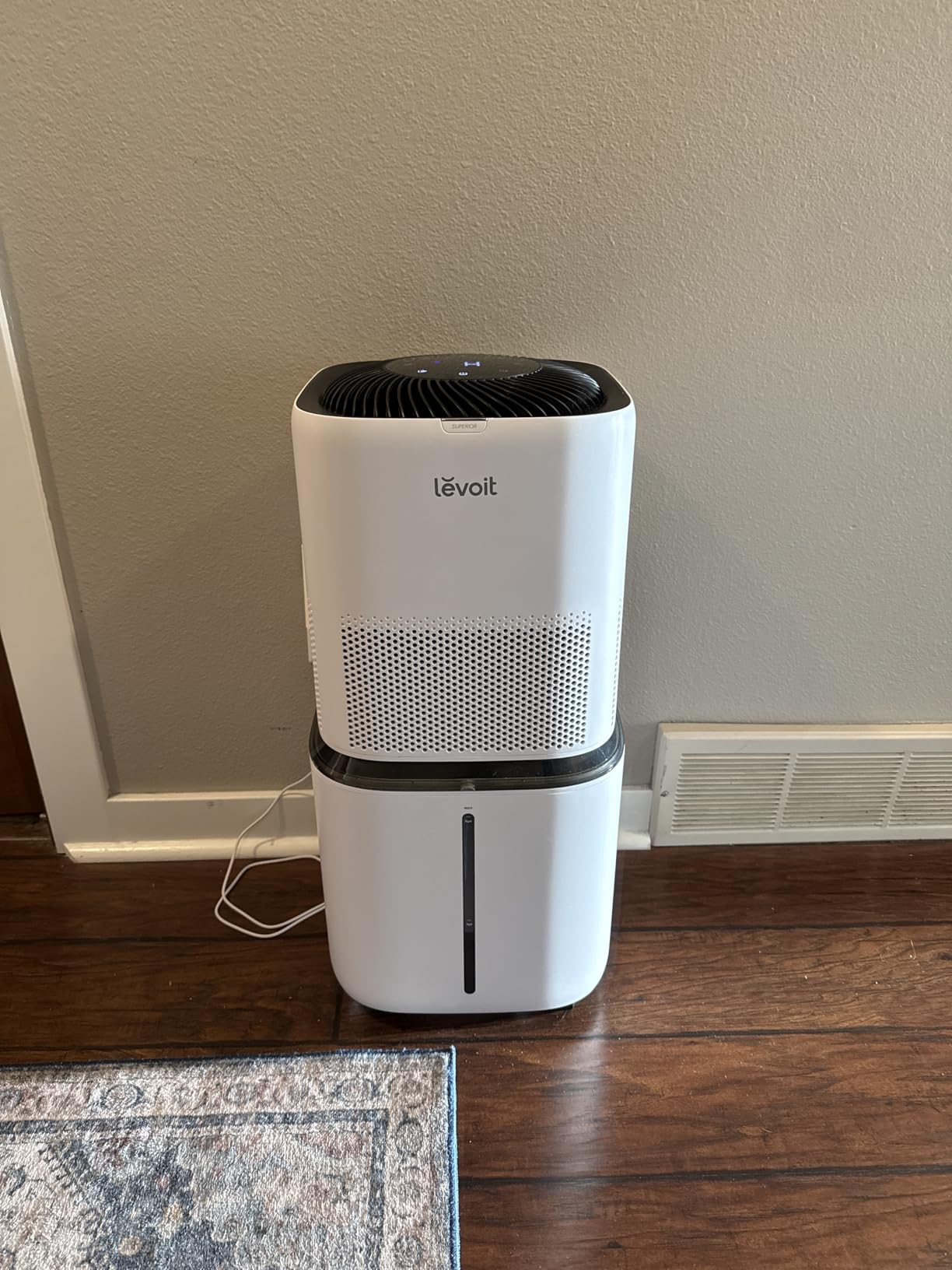 LEVOIT Superior 6000S Smart Evaporative Humidifiers for Home Whole House up to 3000ft, 6 Gal, Last 72-Hour, Premium Filter, Dry Mode, Wheels & Water Fill Hose & Foldable Storage - Quiet Sleep Mode customer photo 2