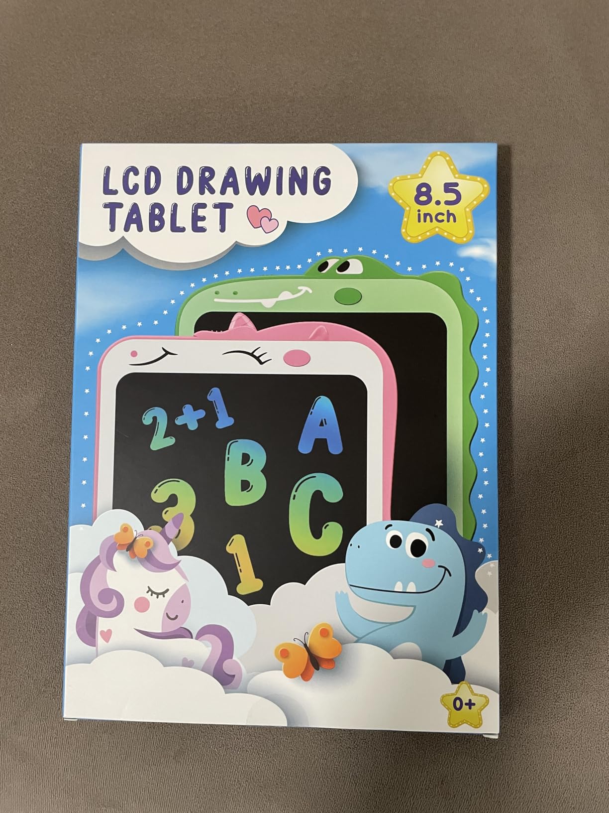 Teriph LCD Writing Tablet for Kids, Colorful Toddlers Toys Drawing Board, Educational Kid Toys, Doodle Pad Dinosaur Toy for 3 4 5 6 7 8 Year Old Boys Girls Birthday Party Xmas, 8.5inch & Green customer photo 2