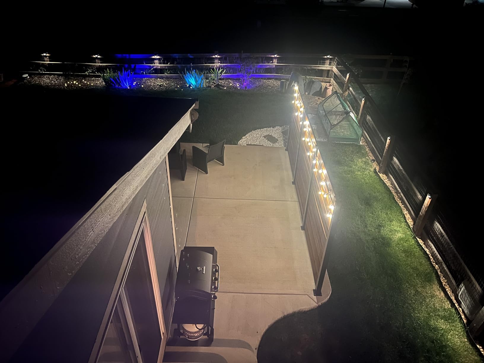 CLOUDY BAY [12 Pack] 3CCT Low Voltage LED Deck Lights Outdoor, 2700K/3500K/5000K Selectable, Landscape Step Stair Railing Fence Light Wired, 3W, 12V-24V AC/DC Deck Lighting Fixtures, White customer photo 2