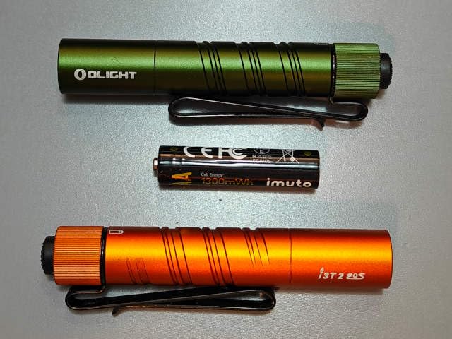 OLIGHT I3T 2 EOS Pocket EDC Flashlight, 200 Lumens Compact Bright Handheld Flash Lights, Dual-Output Tail Switch with AAA Battery and Two-Way Pocket Clip customer photo 1