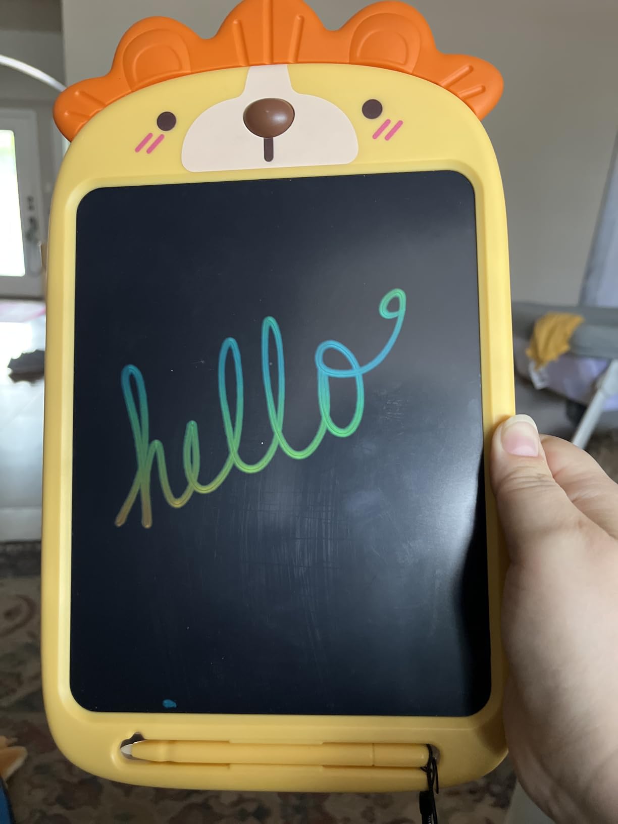 LCD Writing Tablet 10 Inch, Doodle Board Toy, Cute Fox Drawing Pad for Kids Ages 3-8 - Educational Gift for Christmas & Birthday (Fox) customer photo 2