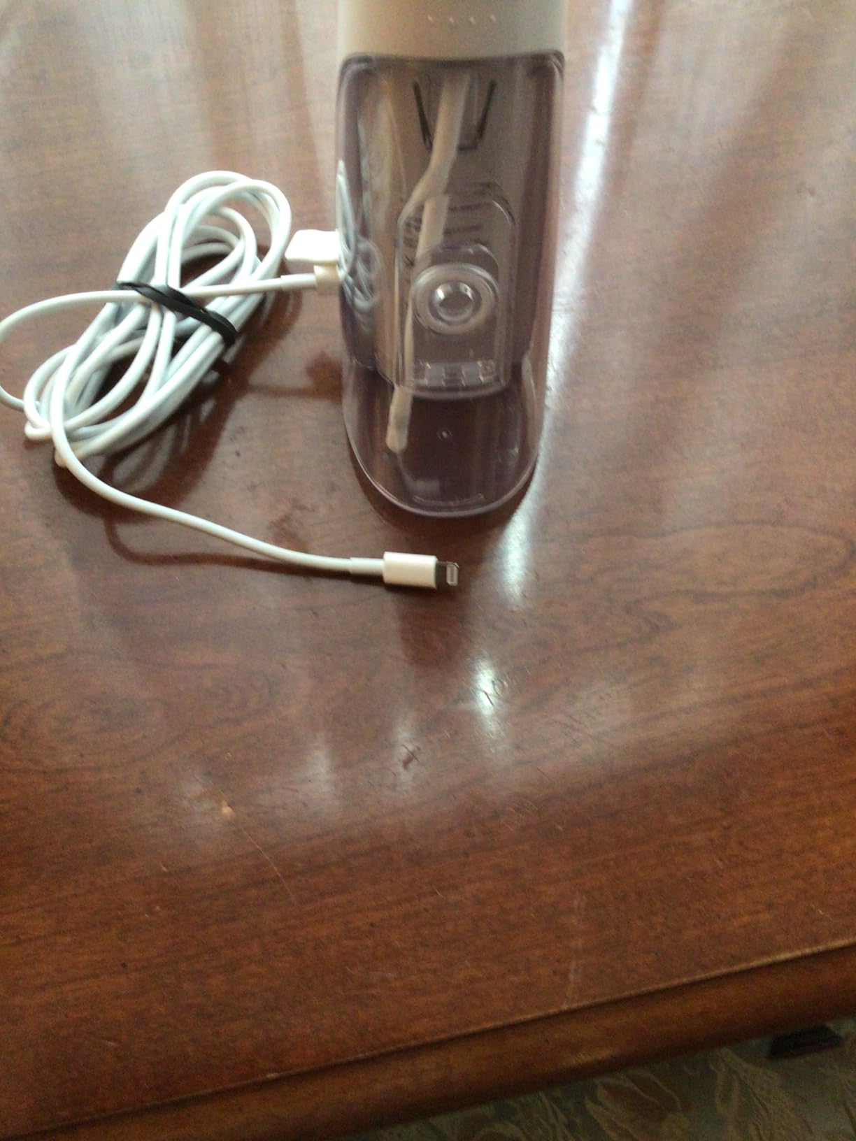 Waterpik Cordless Pulse 3100 Rechargeable Portable Water Flosser for Teeth, Gums, Braces Care and Travel with 2 Flossing Tips, Waterproof for Shower Use, ADA Accepted, WF-20 Blue, Amazon Exclusive customer photo 2