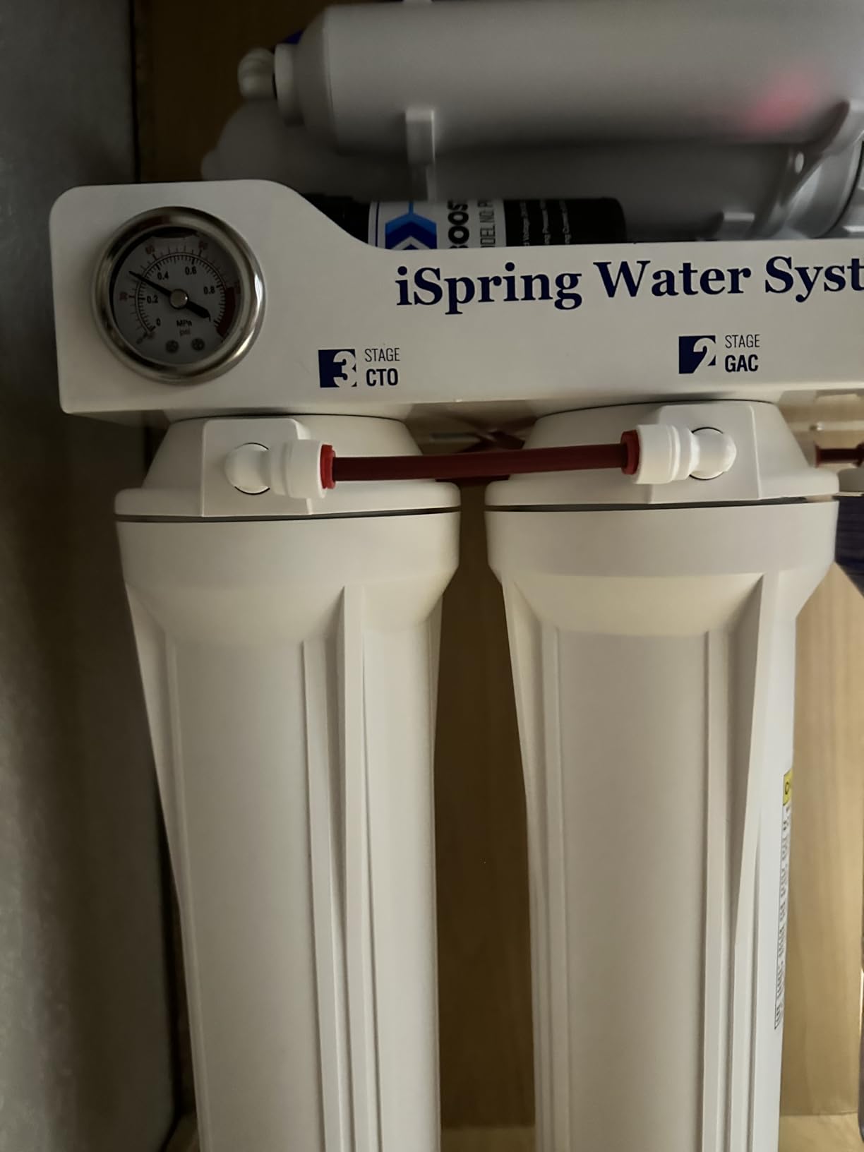 iSpring RCC1DP Tankless RO/DI System, 5 Stage De-ionization Reverse Osmosis Water Filter, High Performing 150 GPD Tankless RO Water System for Aquarium with DI Water Filter & Pump customer photo 2
