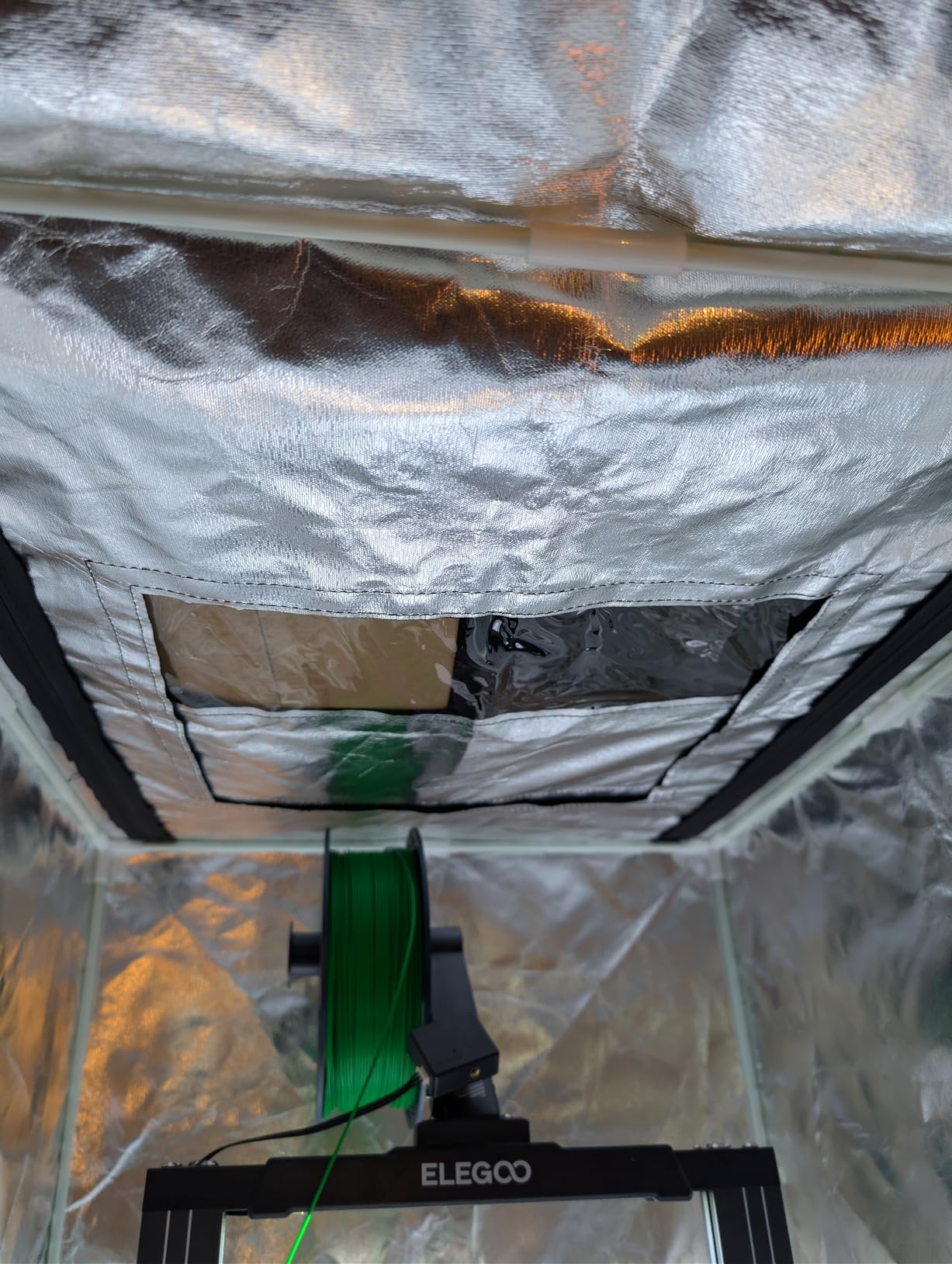 ELEGOO 3D Printer Enclosure, Fireproof and Dustproof 3D Printer Cover Constant Temperature Tent for Neptune 3 Pro/Neptune 4/Neptune 4 Pro/Ender 3/Ender 3 V2/Ender 3 S1/Kobra 2 customer photo 2