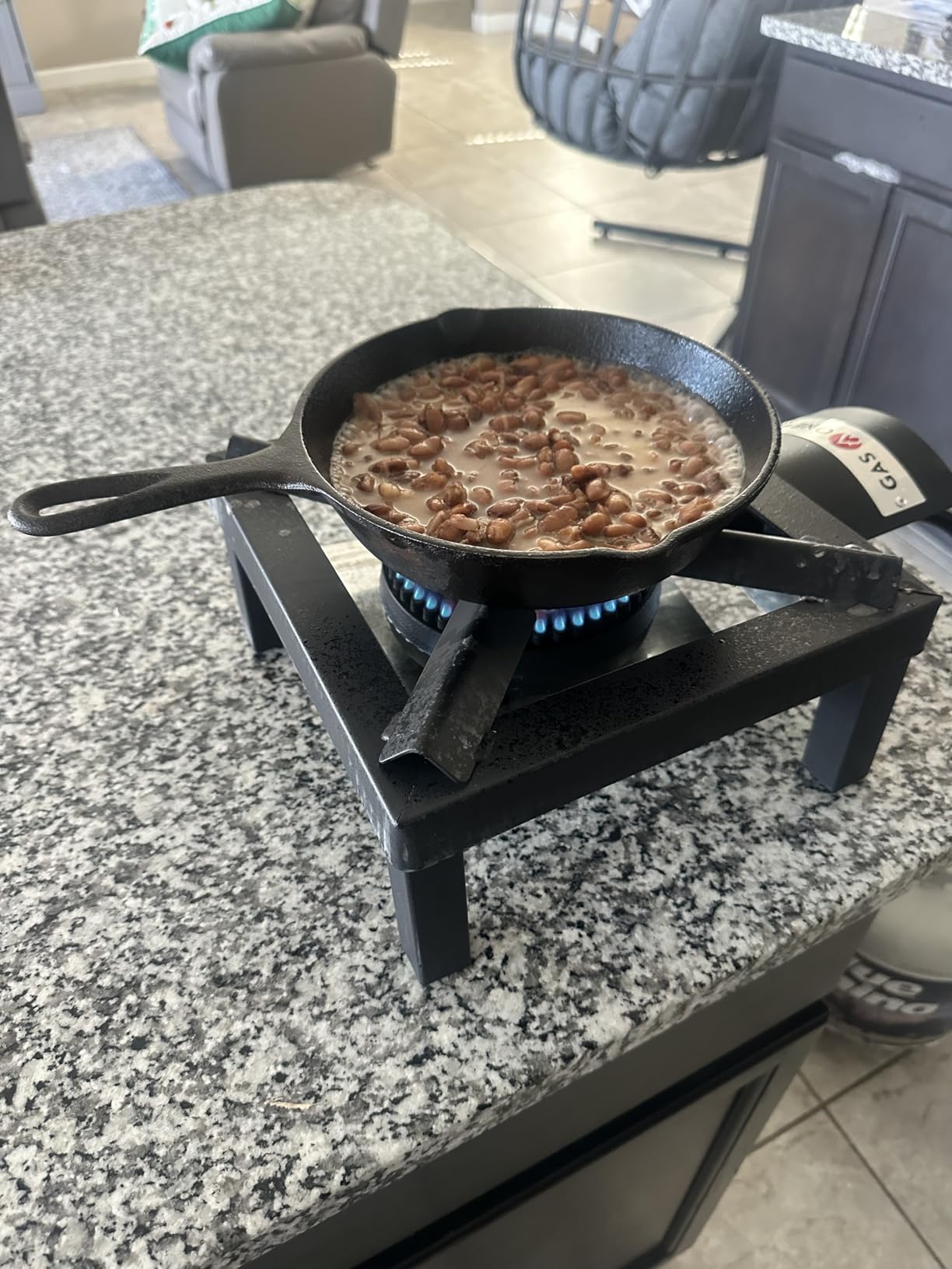 GasOne High Pressure Single Propane Burner - Outdoor Cooking with Heat Shield and Guard - Propane Burner Head for Camping, Tailgating, Seafood Boil, Home Brewing - Patented customer photo 2