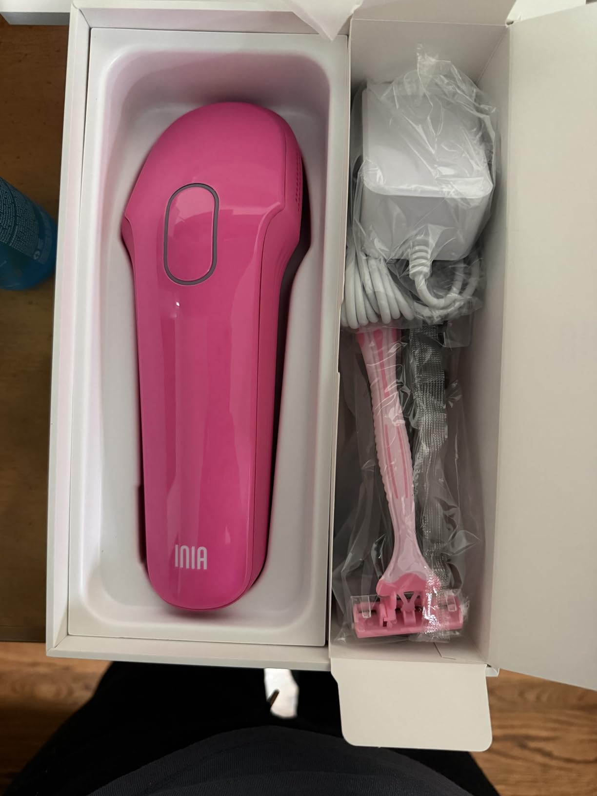 INIA Laser Hair Removal with Ice-Cooling Care for Women and Men, HAUTE Pro Painless at-Home IPL Hair Remover for Coarse Hair in Bikini All Body Areas, Latest Generation for Effective Results customer photo 2