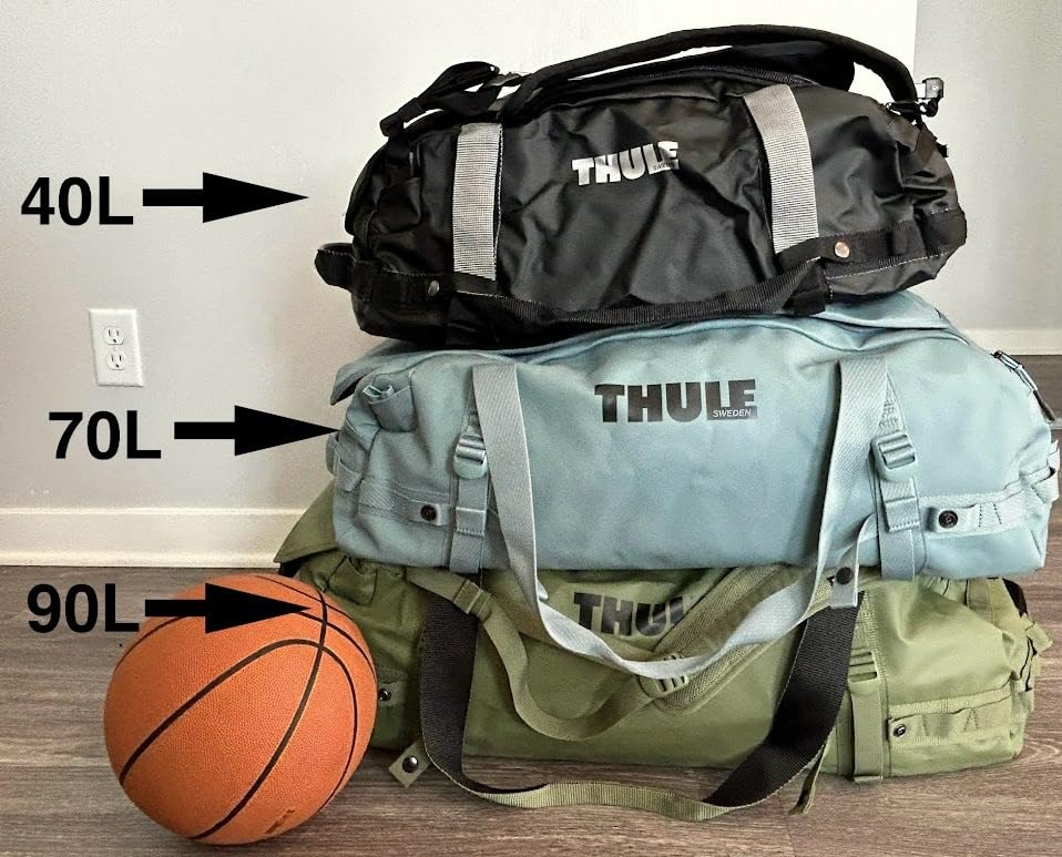 Thule Chasm Duffel Bag 40L, Weather-resistant materials, Easy packing, Converts to backpack, Internal pockets, Travel-ready customer photo 2