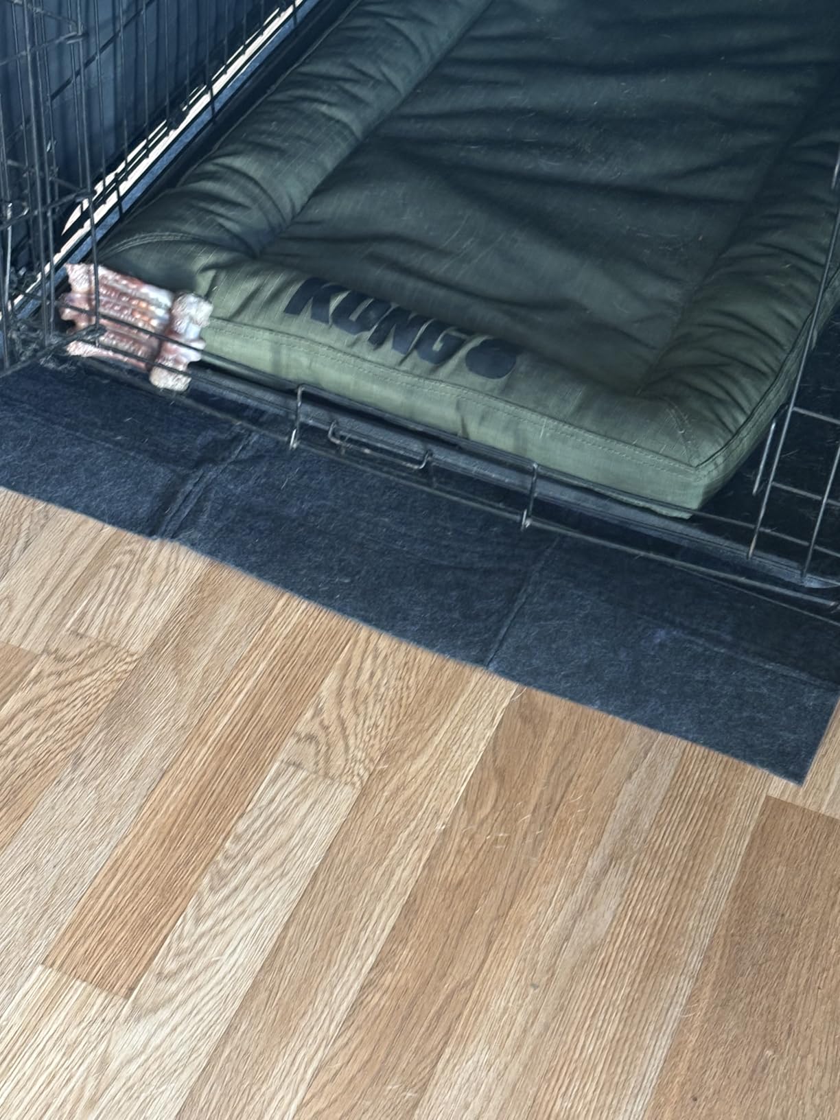 Kennel Pad Dog Crate Mat Liner, Absorbs Urine, Waterproof, Non-Slip, Washable Puppy Pee Pad for Kennel Training - Under Pet Cage to Protect Floors, Thin Cut to Fit Design (42