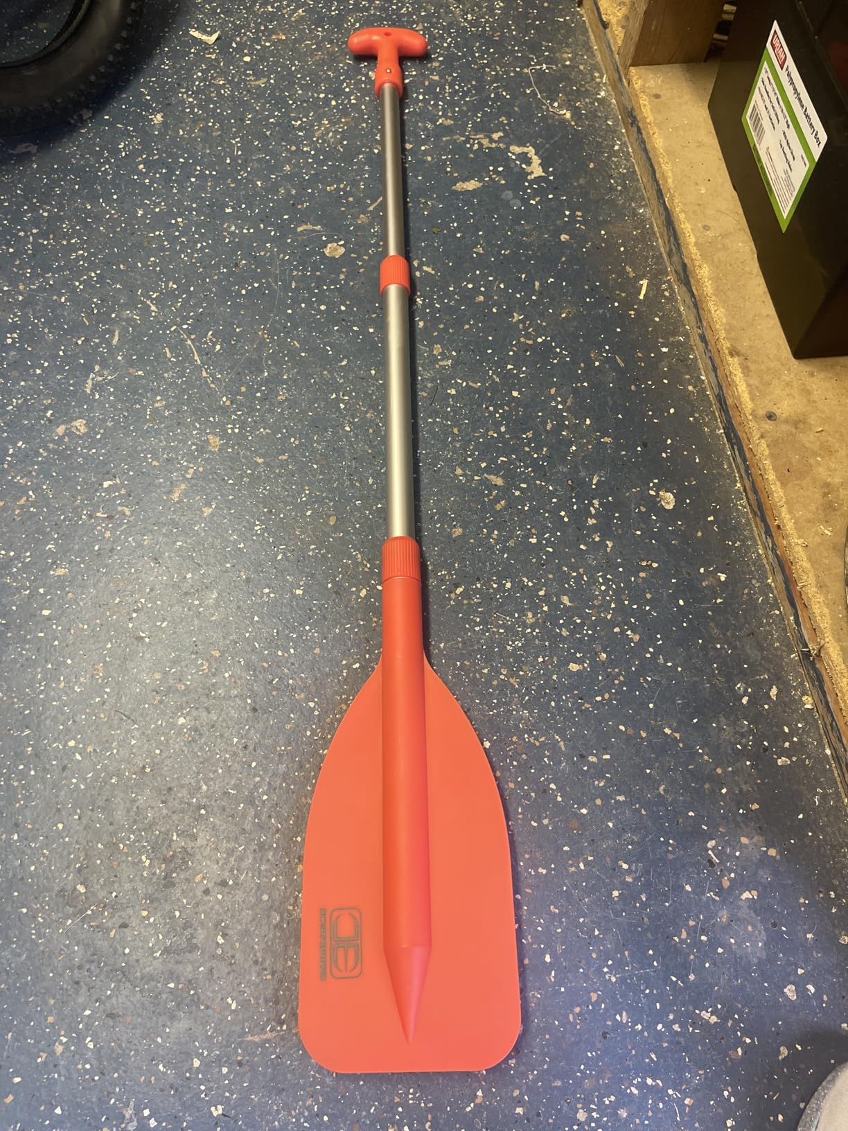 OCEANBROAD Telescoping Emergency Paddle 21''-42''(Assembling Required)/26''-54'' Aluminium Shaft for Kayaking Boating Canoeing River Tubing customer photo 1