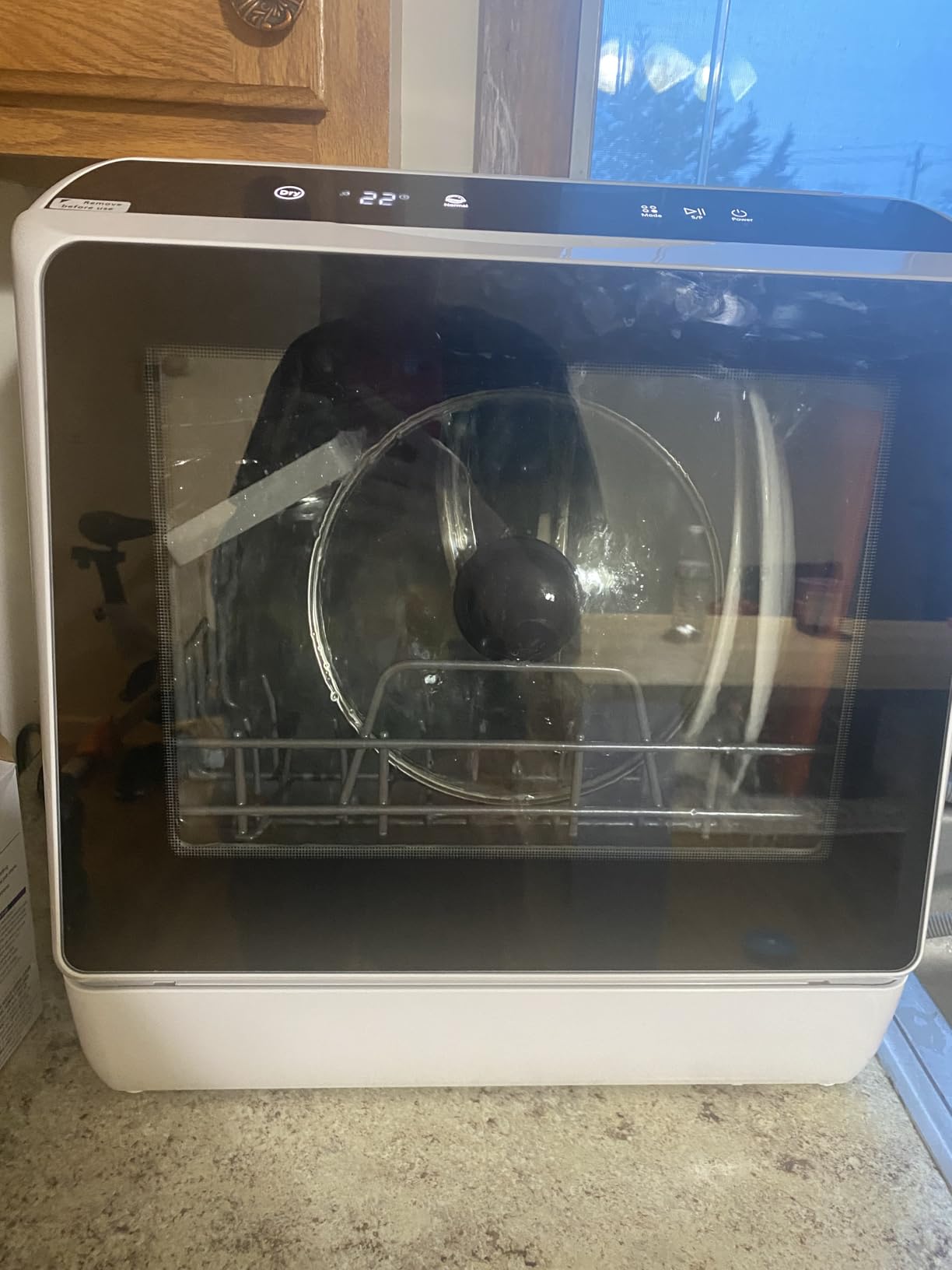 EUHOMY Countertop Dishwasher Portable with 6 Programs, 5L Built-in Water Tank for Apartments & RV, 167F High-Temp, No Hookup Needed, Mini Dishwasher with Baby Care, Air Dry/Quick/ECO/Fruit/Normal Mode customer photo 2