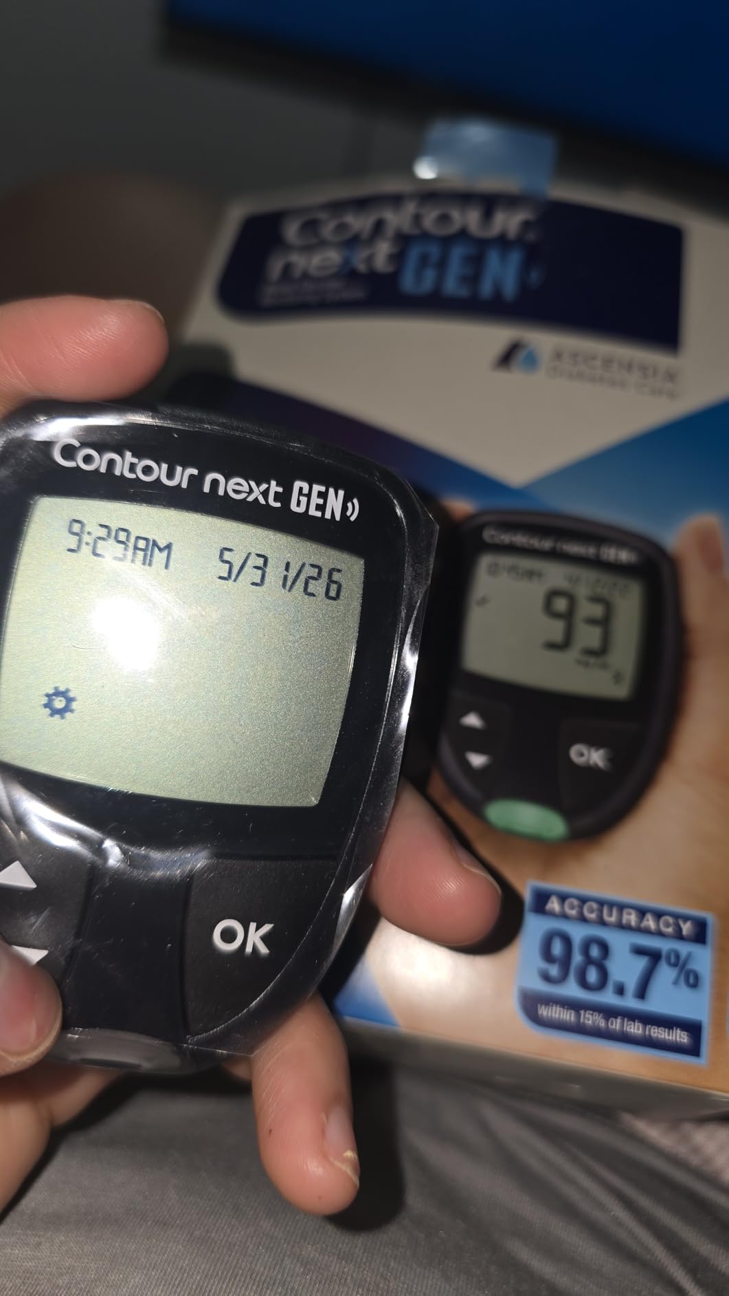 Ascensia CONTOUR NEXT GEN Blood Glucose Monitor All-In-One Kit with 20 Test Strips, Accurate Blood Sugar Monitor, Easy-to-Use Glucose Meter, Portable Diabetes Testing Kit customer photo 1