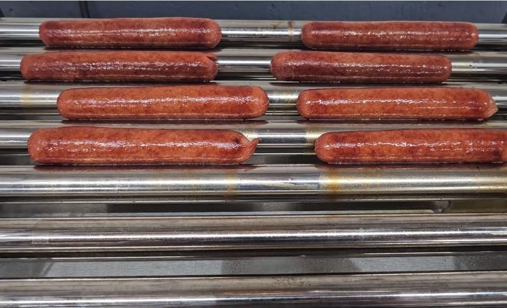 CROSSSON Hot Dog 7 Roller with Bun Warmer, Commercial 7 Nonstick 304 Roller Grill Cooker Machine-120V, 1350W customer photo 1