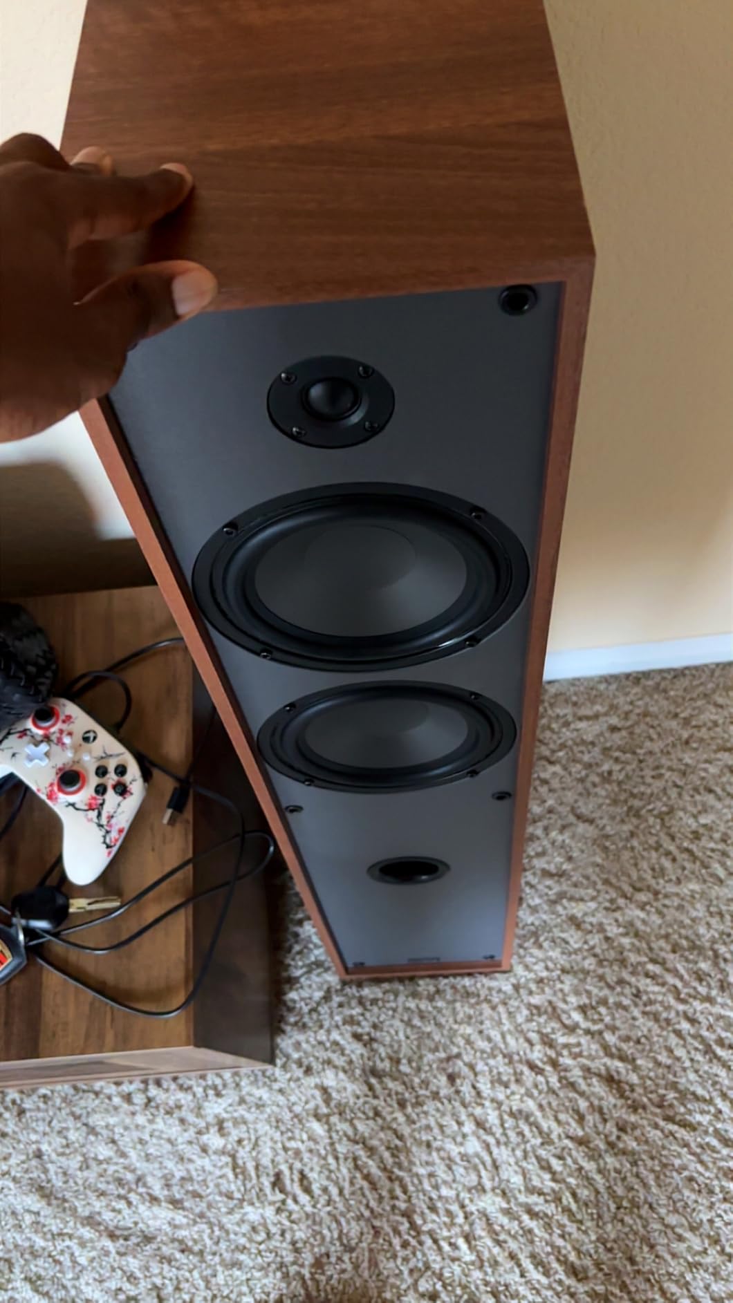 Dayton Audio Classic T65 Floor-Standing Tower Speaker Pair (Black) customer photo 1
