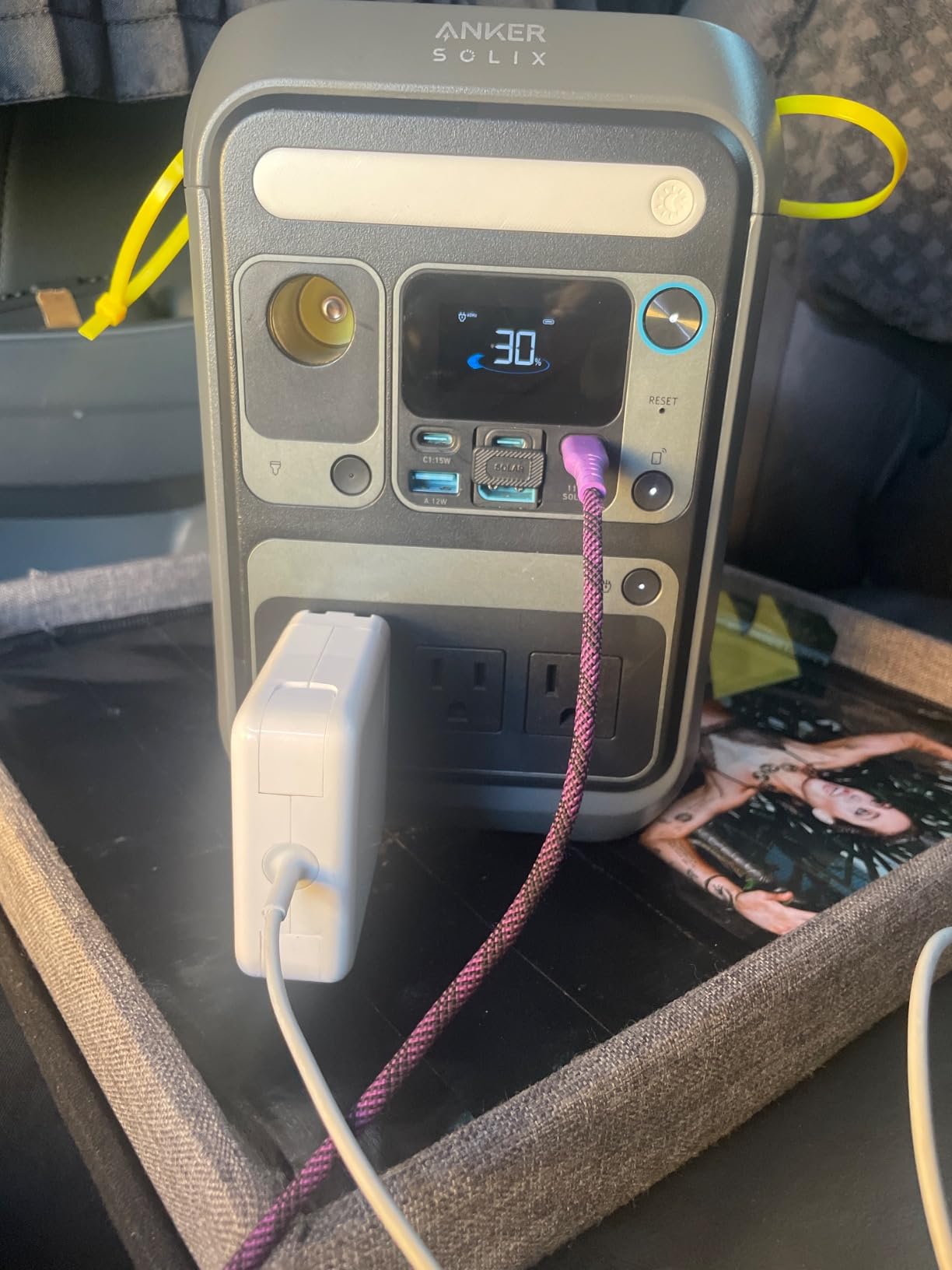 Anker Portable Power Station SOLIX C300, 288Wh LiFePO4 Backup Battery, 300W Solar Generator, 140W Two-Way Fast Charging, for Camping, Hunting, Travel, Blackout & Emergencies (Solar Panel Optional) customer photo 2