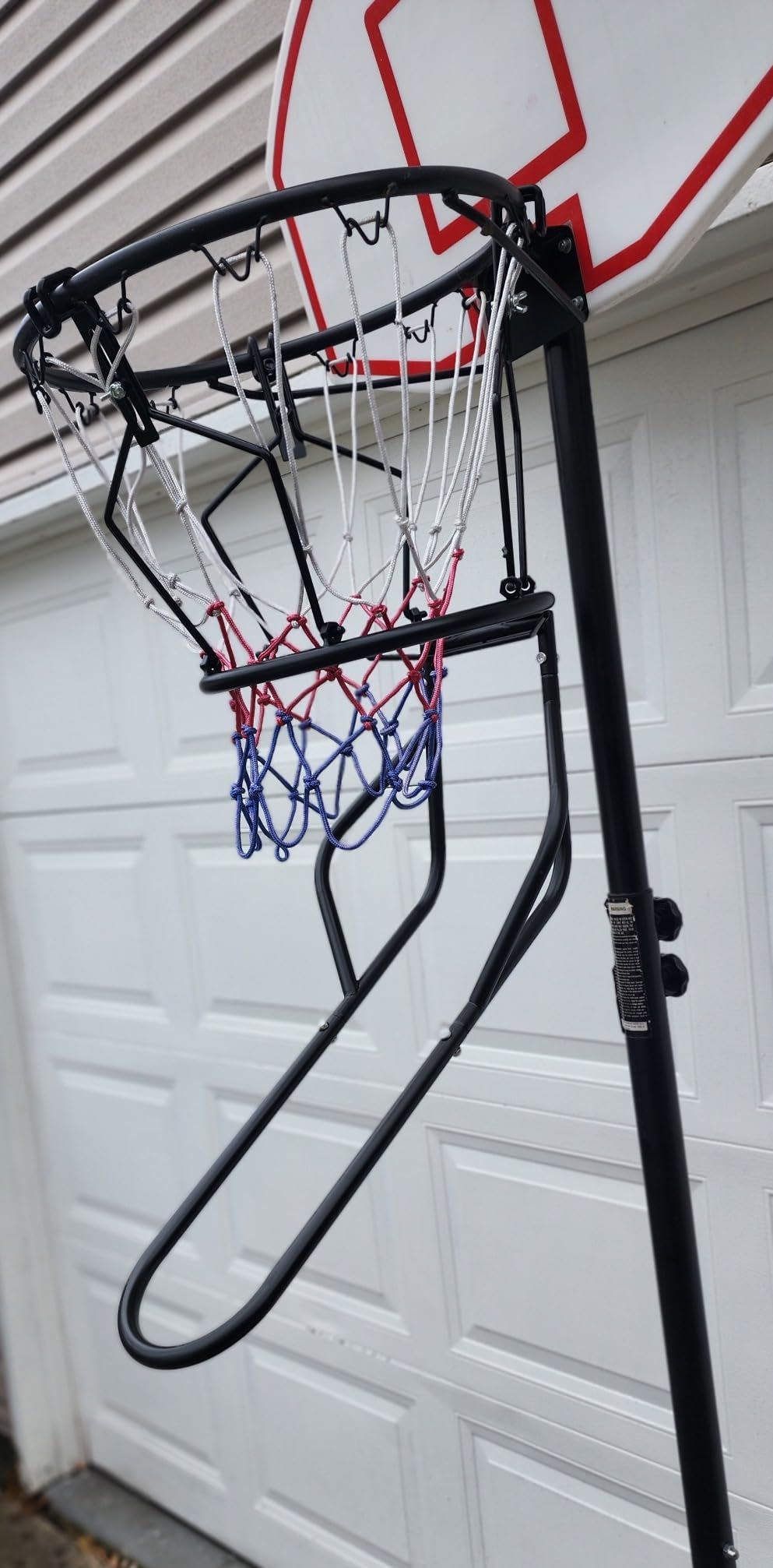GADFISH Basketball Return Attachment, Heavy Duty Basketball Rebounder with 3 Stable Large Hooks customer photo 1