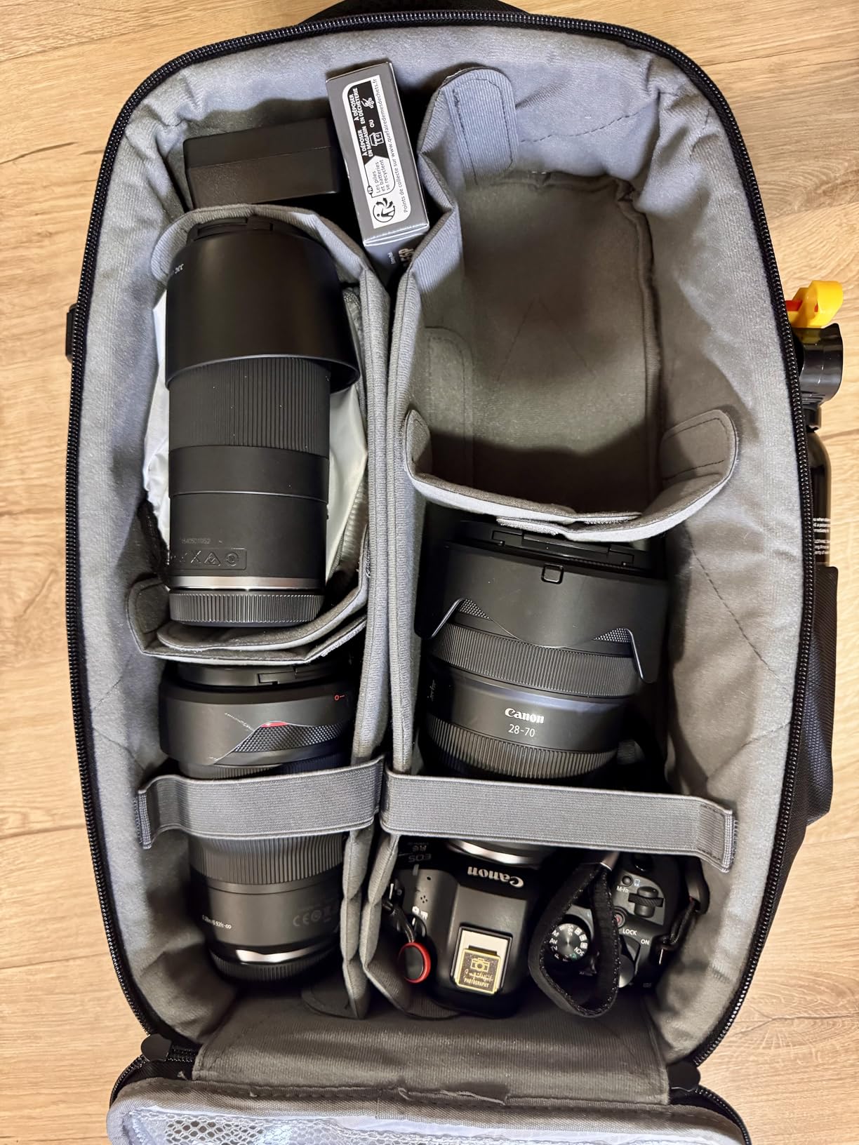 K&F CONCEPT Camera Backpack,Hardshell Photography DSLR Camera Bag with 15-15.6 Inch Laptop Compartment Waterproof Hard Shell Camera Case Compatible with Canon/Nikon/Sony/DJI Mavic Drone customer photo 1