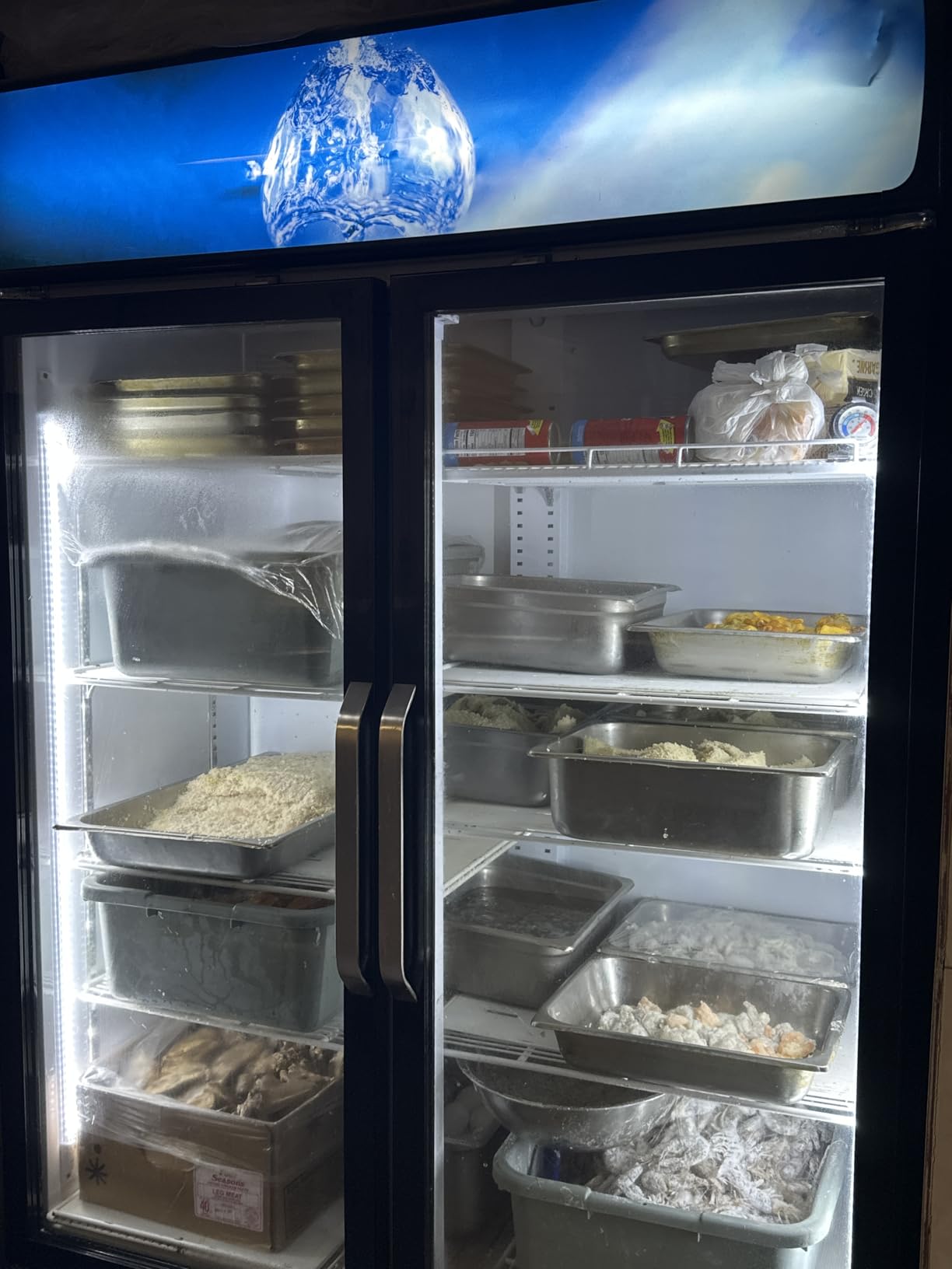 Mojgar 56 Cu Ft Commercial Display Fridge for Beverage, 3 Glass Door Upright Refrigerator Merchandiser with Front LED Light, Large Freestanding Compact Slim Business Cooler for Shop, Restaurant, Apartment customer photo 1