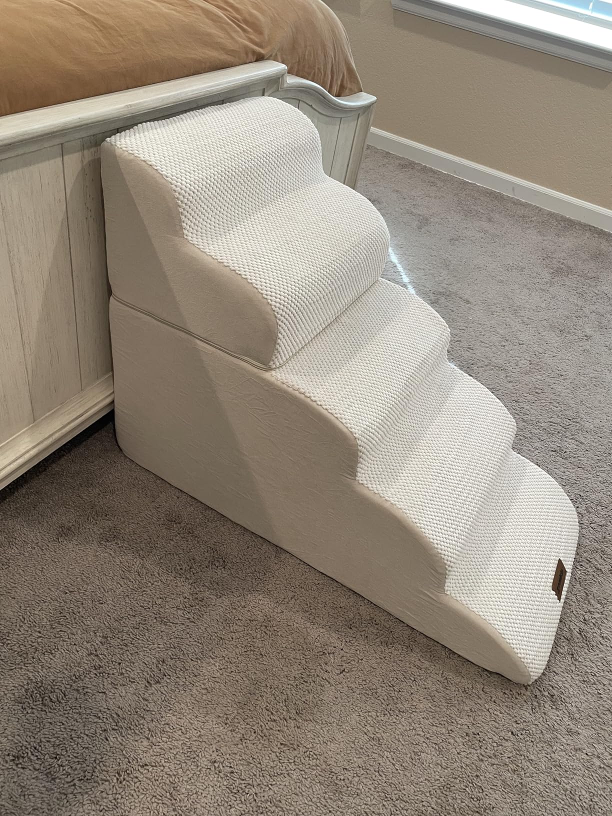 ZOMISIA Dog Stairs Ramp for High Beds Up to 25