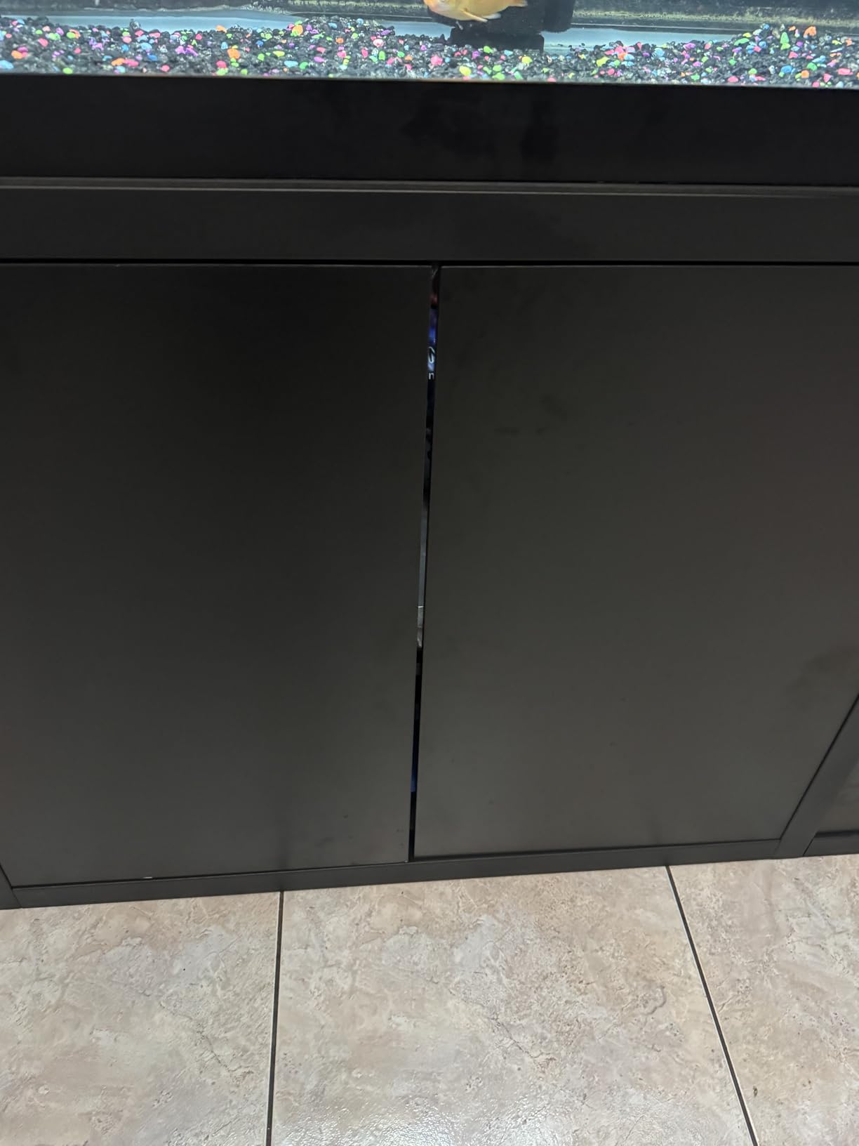GDLF 125-150 Gallon Fish Tank Stand, Heavy Duty Metal Aquarium Stand with Power Outlet and Cabinet for Fish Tank Filters and Accessories, 72.8