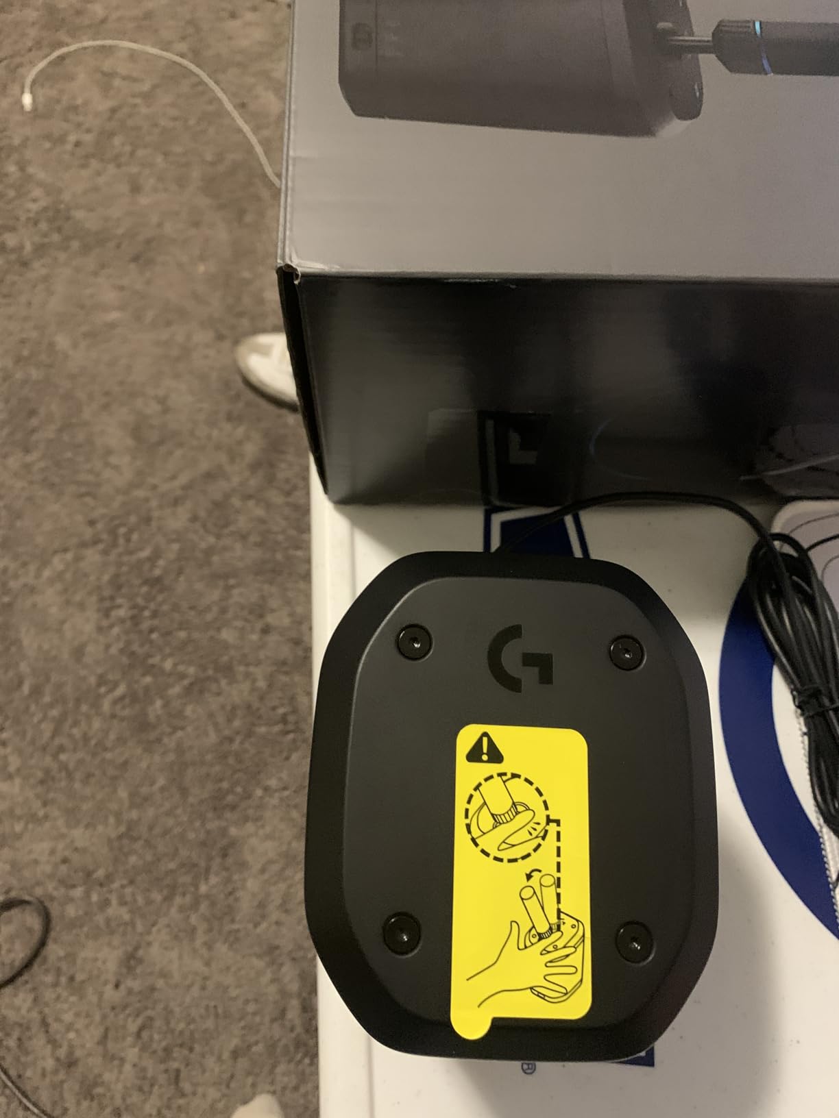 Logitech G RS Shifter & Handbrake with easy mode switching, height-adjustable handle, and included table clamp for RS & PRO Series - PlayStation, Xbox, and PC sim racing units customer photo 1