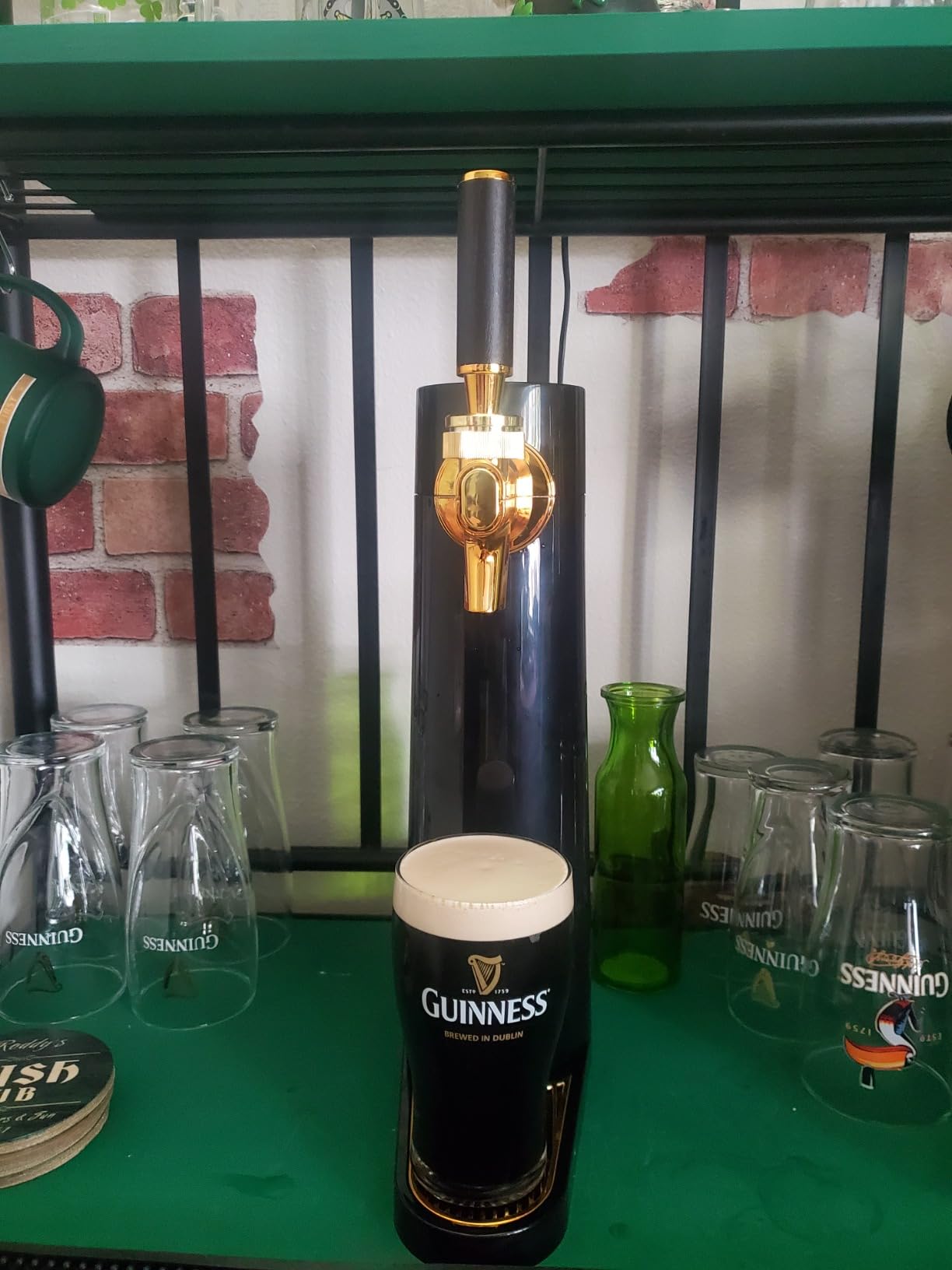 GREEN HOUSE: LATEST MODEL DRAFT BEER DISPENSER. Mini Keg. USB rechargeable. Compatible with all canned & bottled beer. The Two-layered foam makes beer taste deep & mellow customer photo 2