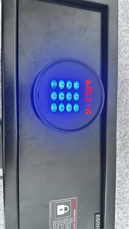 KornerBatl 19.4 lb Hotel Safe Box with Administrator's Password Home Safe with Silent Mode & LED, Laptop Safe with Backlit Keypad customer photo 1