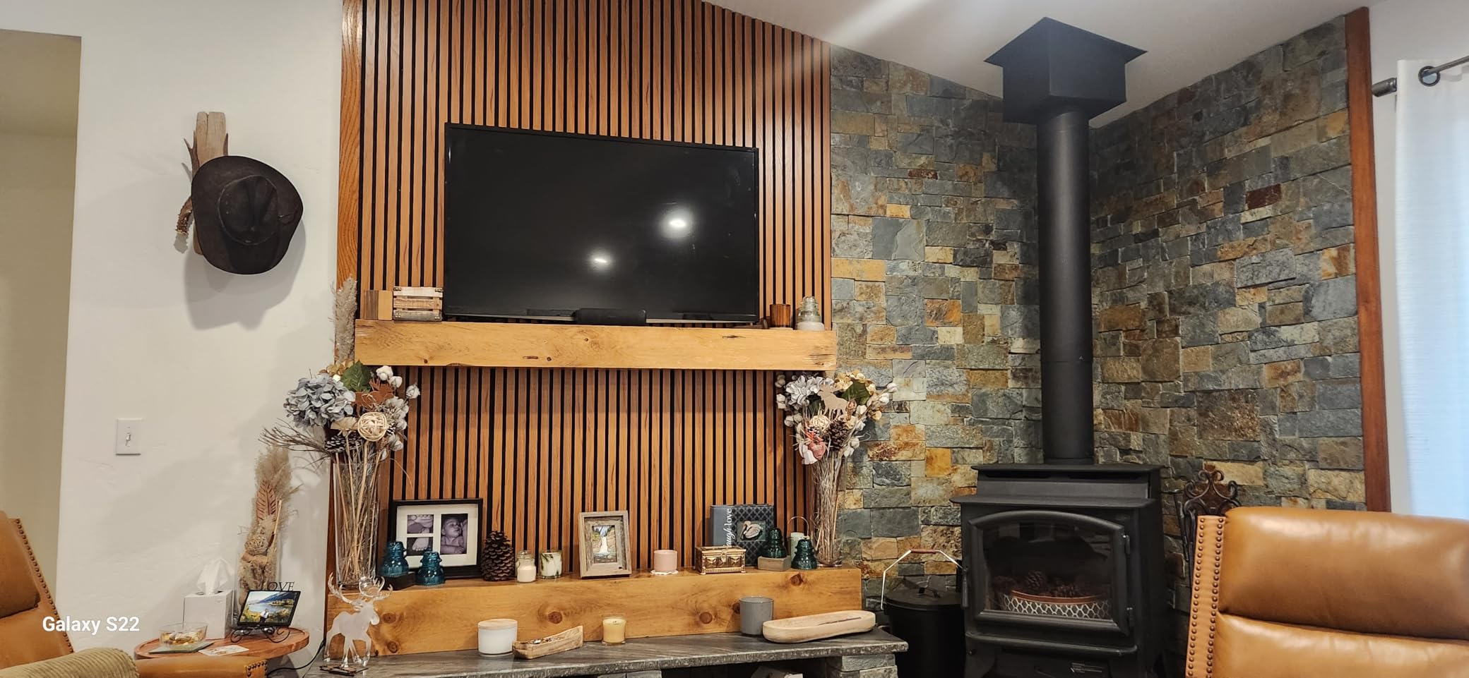 NeatiEase Wood Panels for Wall, 4-Piece 96