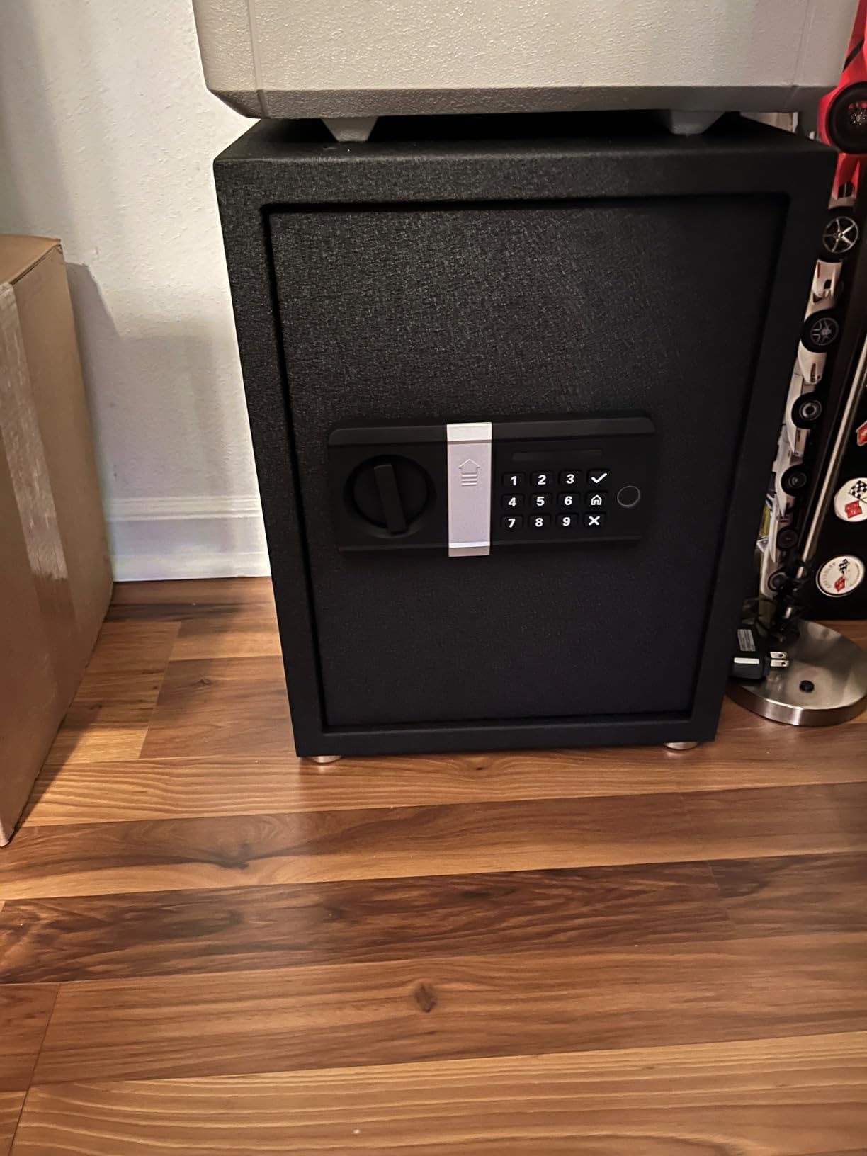 FORFEND Smart Fingerprint Safes | WiFi Safe Box App Unlock/Alarm | Voice Command, Kidnap SOS Alarm, Tamper Proof, Frozen Mode | Biometric Caja Fuerte Money Lockbox History Track Remote Live Monitor customer photo 1