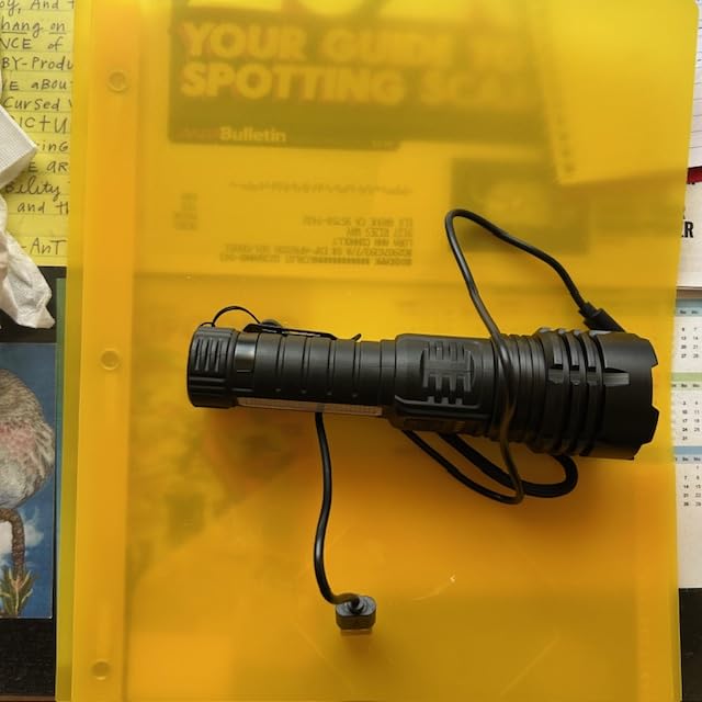 ZioeYiue Rechargeable Flashlights High Lumens, 7Mode Super Bright Flashlight Powerful, Adjustable Tactical Flash Light High Powered, LED Flashlights for Home Emergency Hunting Camping Essentials Gear customer photo 1