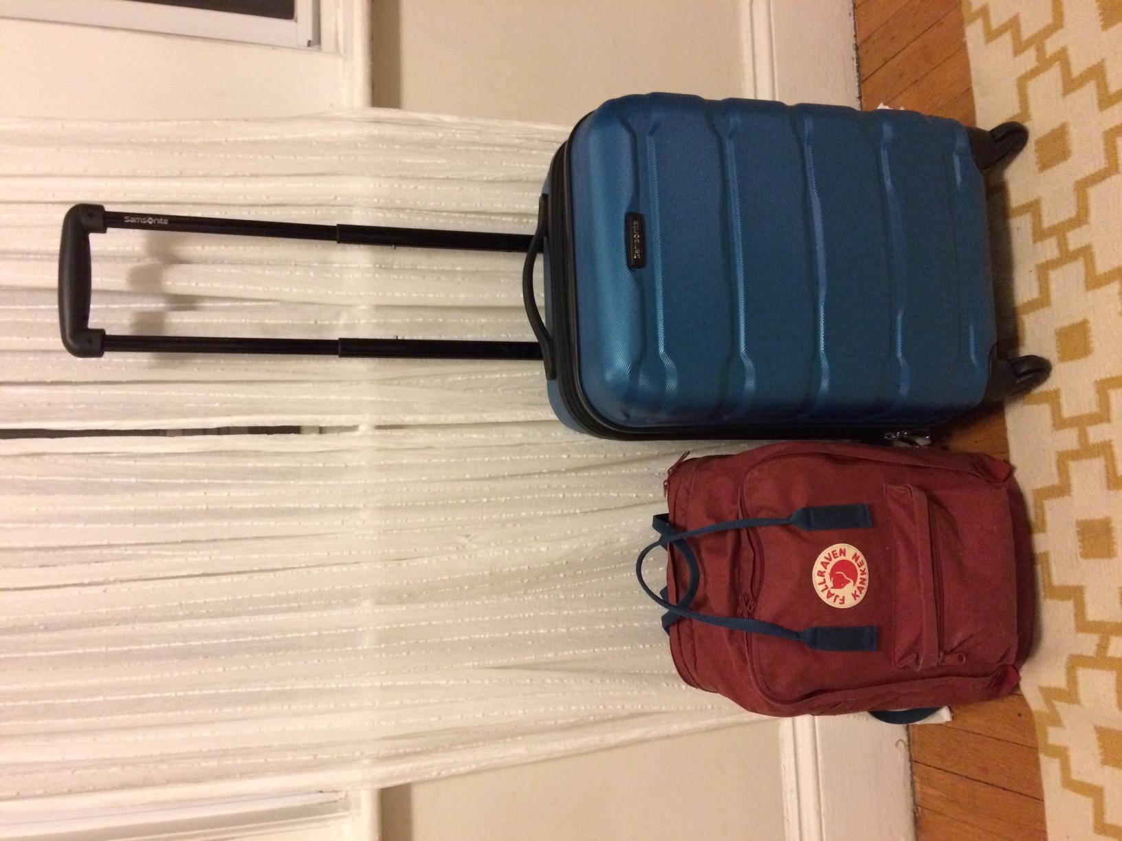 Samsonite Omni PC Hardside Expandable Luggage with Spinner Wheels, Teal, 2-Piece Set (20/28) customer photo 1