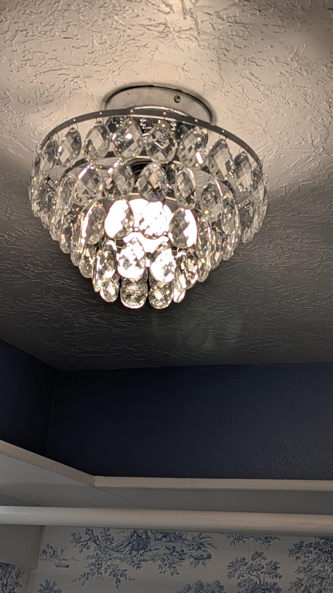 YYJLX Modern Crystal Chandelier 7 Light 20