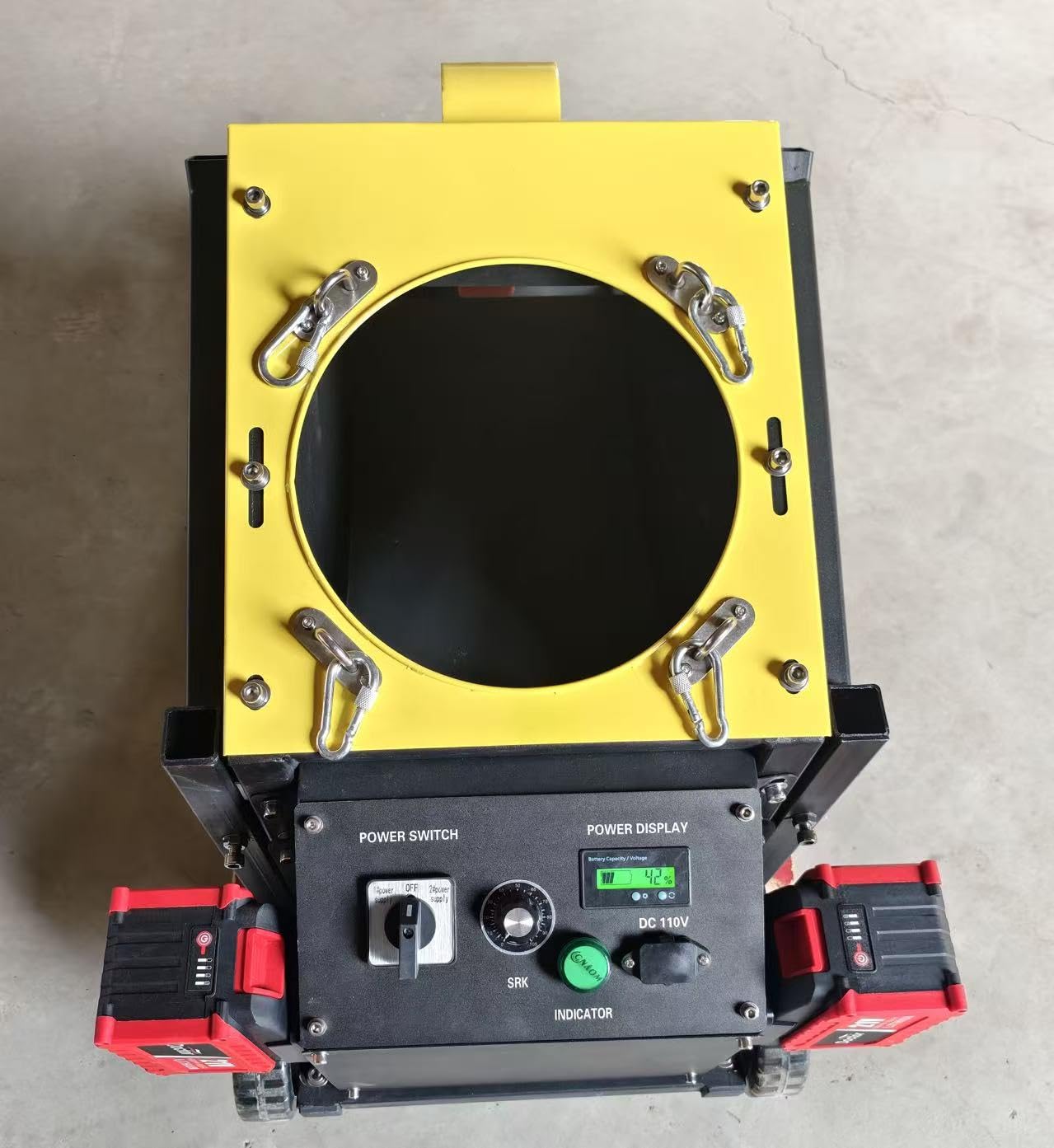 Efficraft Automatic Basketball Shooting Machine, Dual - Power Rechargeable/Plug - in Shooting Trainer customer photo 1