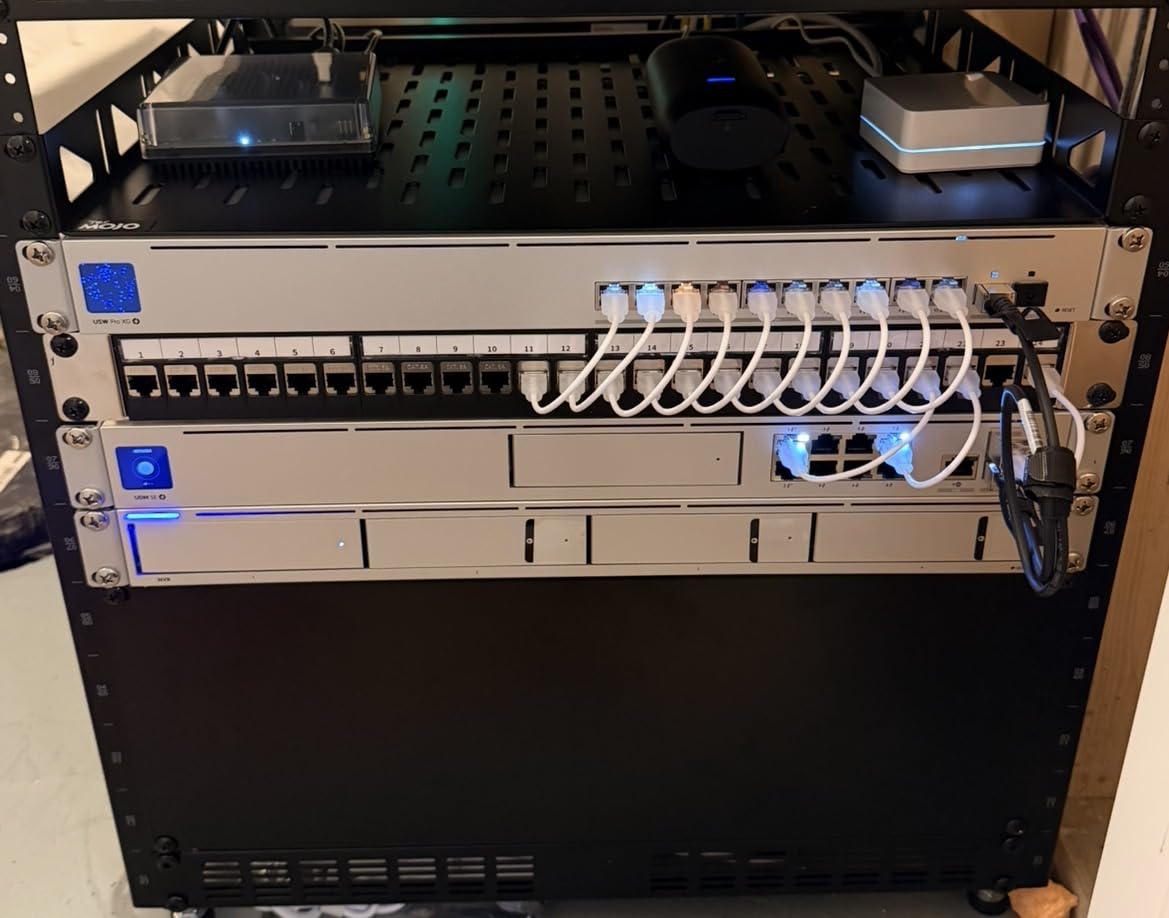 Jadaol [UL Listed] 24-Port Shielded Cat6A Patch Panel, 19
