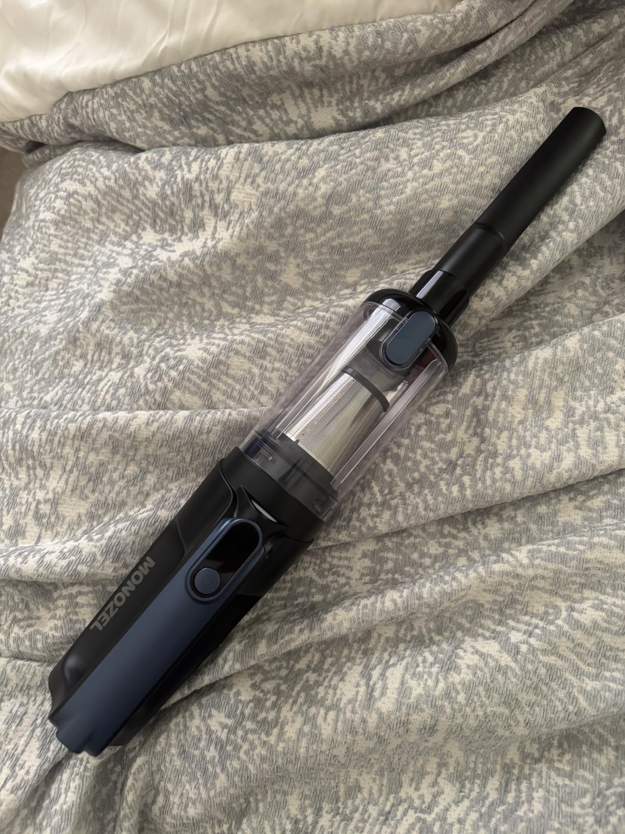MONOZEL Car Vacuum Portable Cordless, 18000Pa 2 in 1 Vacuum Cleaner & Air Duster, 130W Brushless Motor Handheld Vacuum Cordless with 7800mAh Battery, LED Light, Multi-Nozzles for Car, Home, Office, Pet customer photo 2