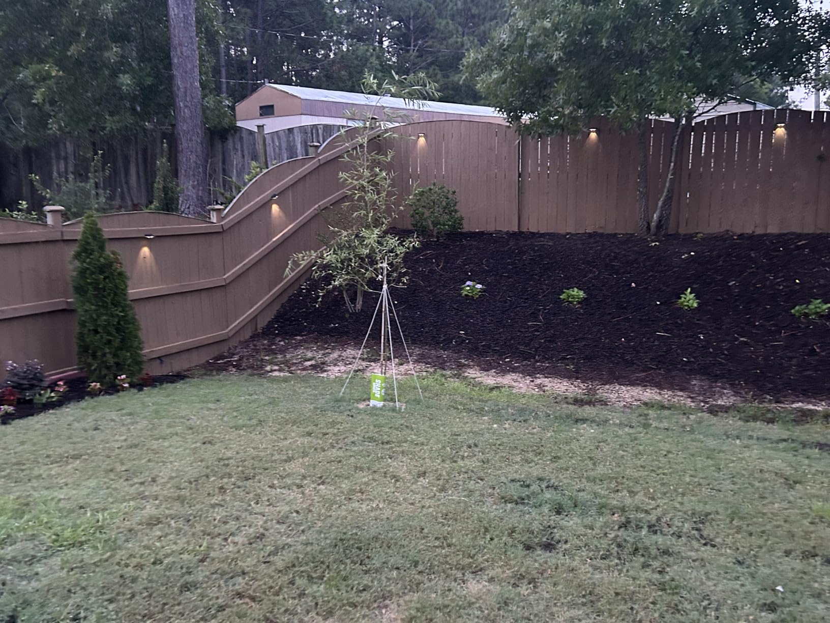 Solar Fence Lights Outdoor 8 Pack - 3 Modes (Warm/Neutral/Cool White), Fence Lights Solar Powered for Outside, IP65 Waterproof, Deck Lighting for Wall, Step, Patio, Pathway, Stairs customer photo 2