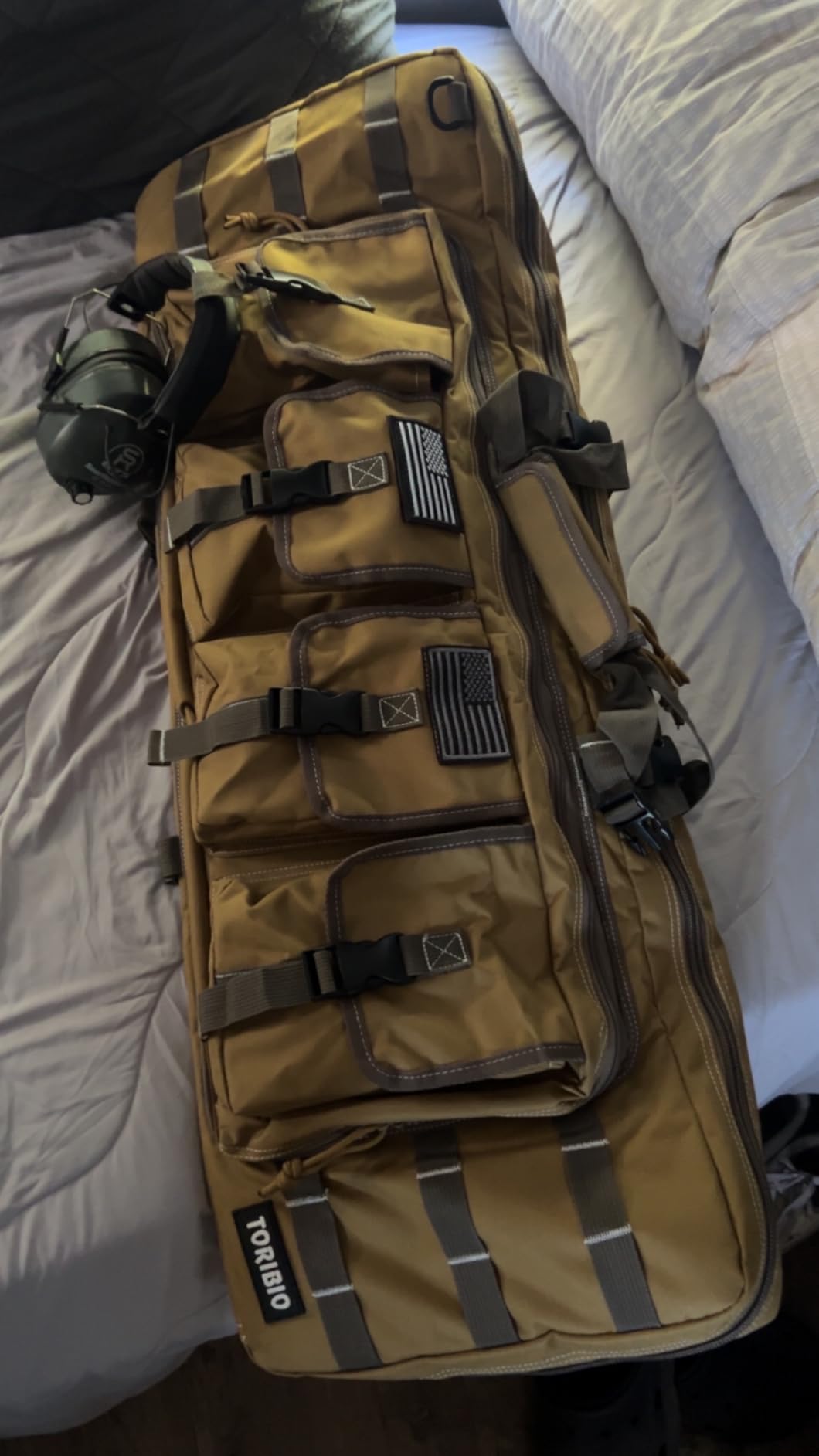 TORIBIO Double Rifle Case Soft Bag Tactical for Rifle Firearm Storage, Transportation and Hunting Shooting Range customer photo 2