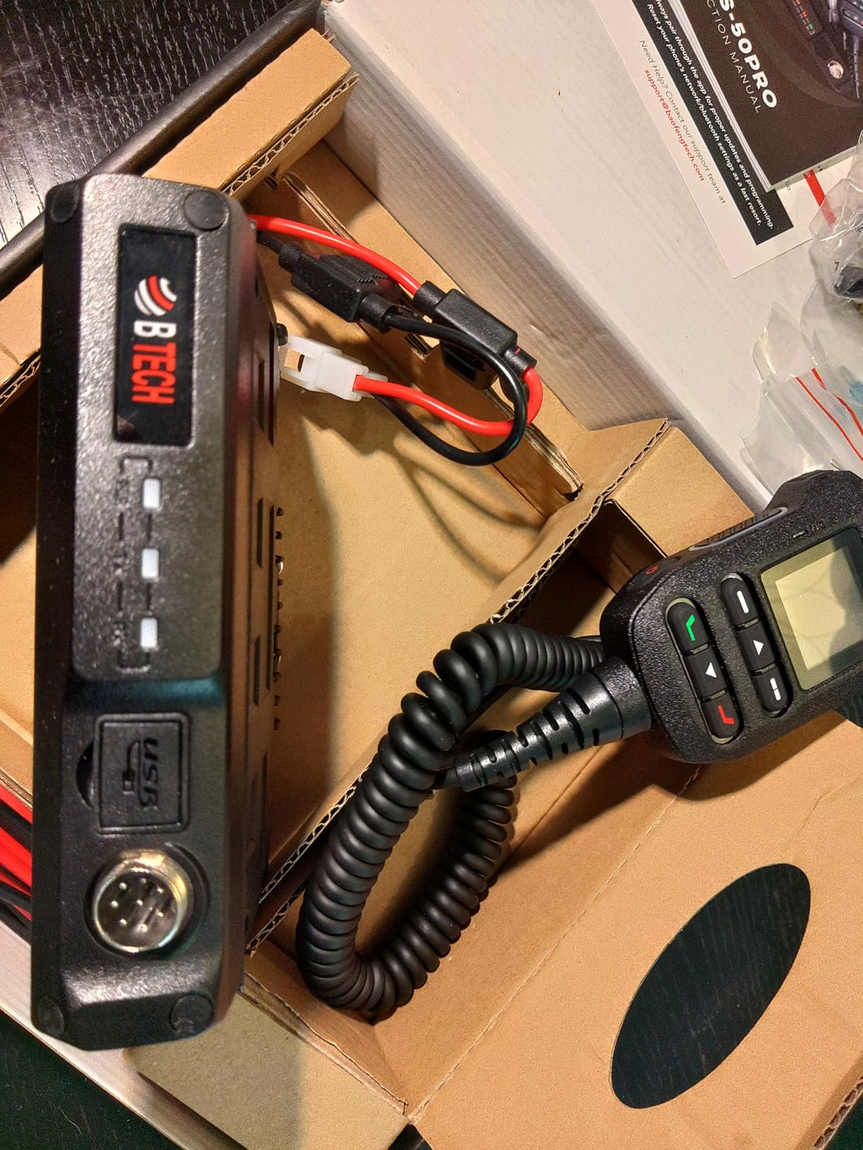 BTECH GMRS-50PRO IP54 Weatherproof 50-Watt GMRS Base Station Radio with Bluetooth, GPS, NOAA, and Advanced Features, Dual Band (VHF/UHF) Scanner, Long Range Two-Way GMRS Walkie Talkie customer photo 2