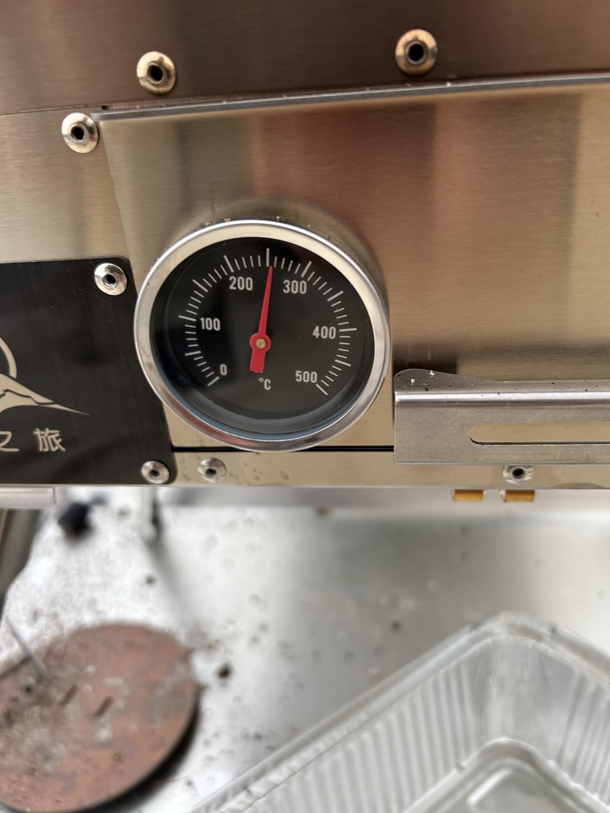 M8 Heavy Duty Rose Gold Tent Stove with Oven & Base, Premium Stainless Steel Wood Burning Stove for Camping, Hot Tent, 2100 cu in Firebox, 6-Section Chimney, Foldable Camp Stove customer photo 1