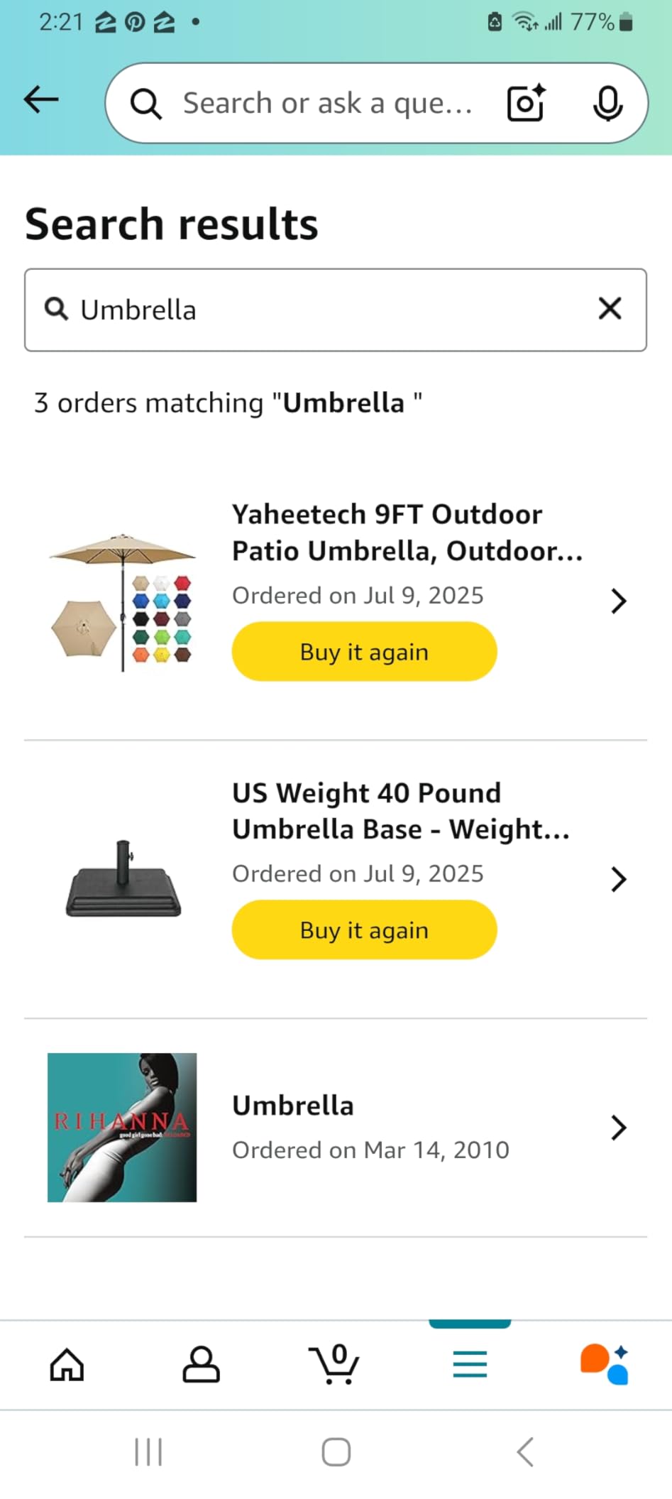 Yaheetech 9FT Outdoor Patio Umbrella, Outdoor Table Umbrella with Push Button Tilt and Crank, Yard Sun Shade, UV Protection Waterproof for Garden/Deck/Backyard/Pool customer photo 2