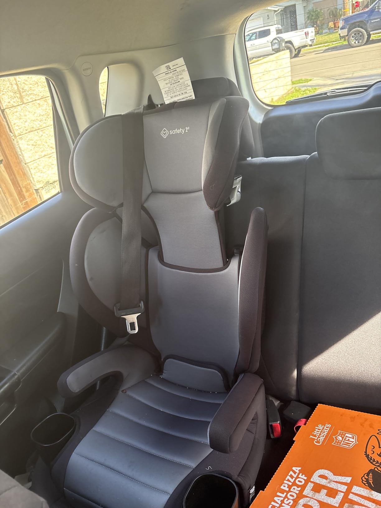 Safety 1st Grow and Go 2-in-1 Booster Car Seat with ComfortWings, Converts High-Back to Backless, Black Sand customer photo 1