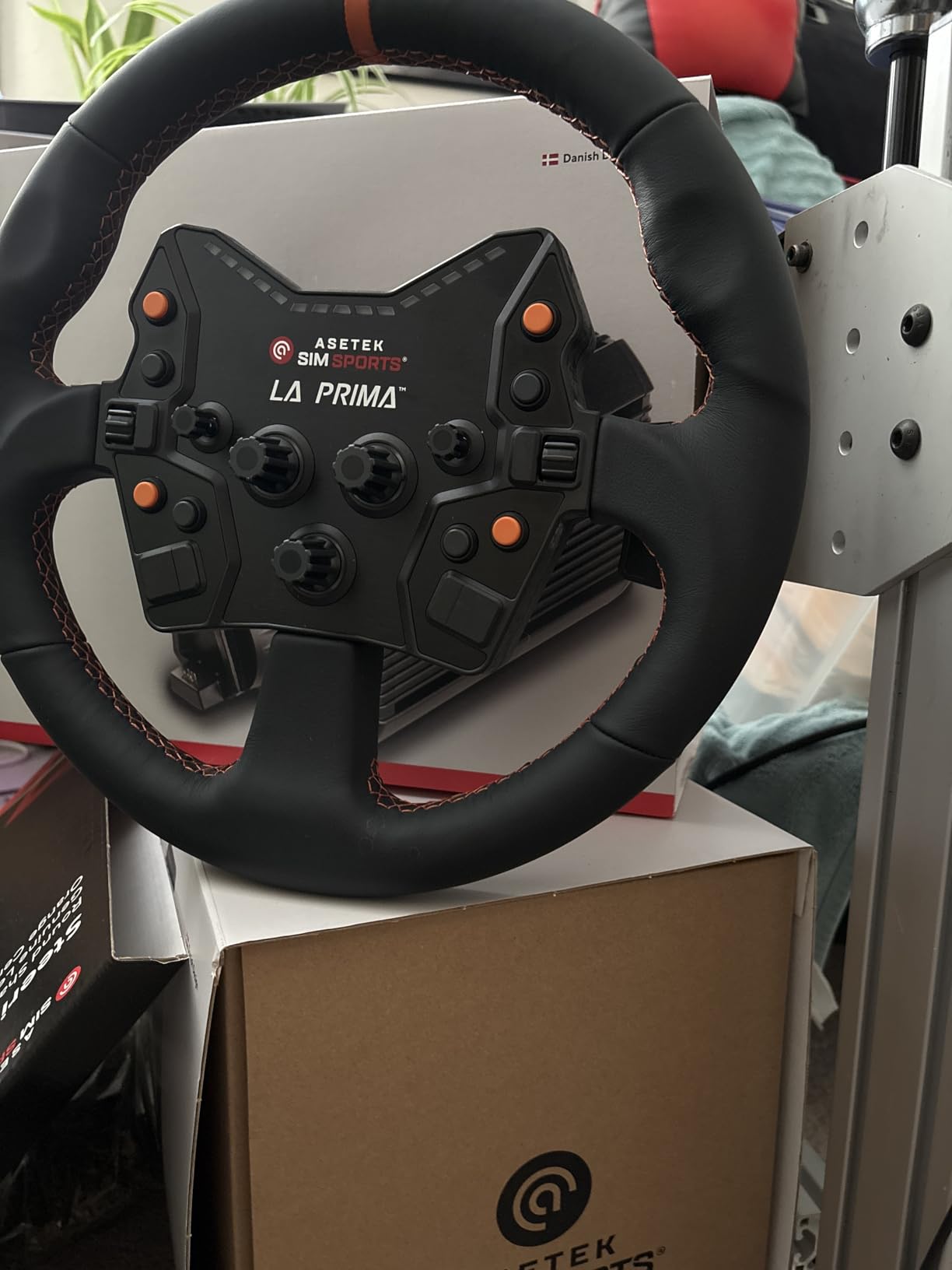 ASETEK La Prima GT Button Box | Sim Racing Control Panel for Gaming Steering Wheel | Steering Wheel PC Accessory for Ultimate Racing Experience | High Precision & Customizable Controls customer photo 1