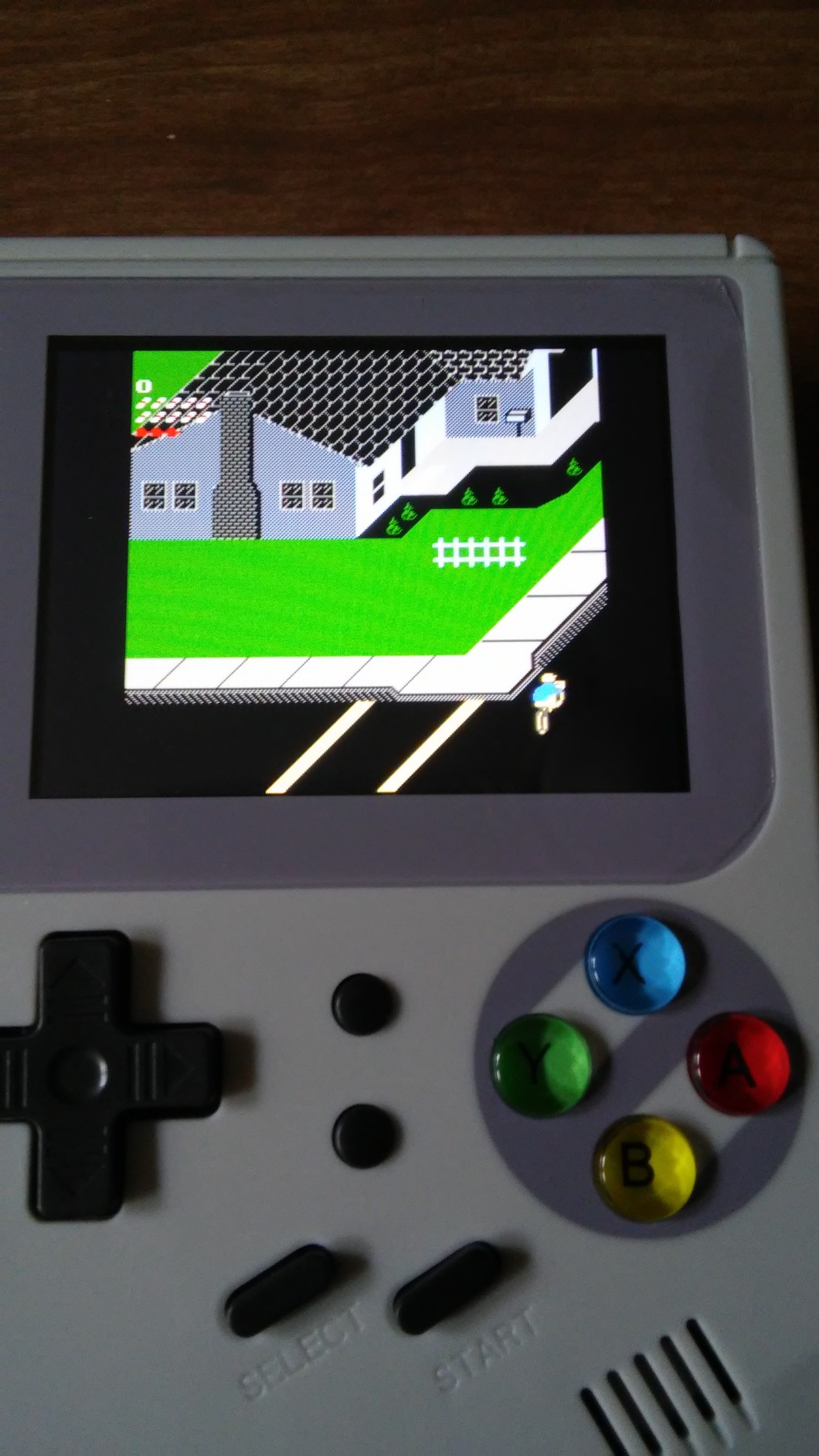 G350 Handheld Game Console, 3.5 Inch IPS Screen Linux System 3200 mAh Battery 4371 Games Preloaded, Portable Retro Video Games Console Support Controller and Earphone (Gray) customer photo 1