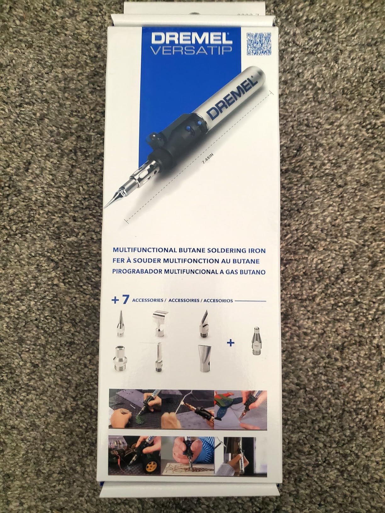 Dremel VersaTip Precision Butane Torch - Long Lasting Cordless Soldering Iron - Perfect for Pyrography, Paint Removal, & Heat Embossing (2000-7) customer photo 2