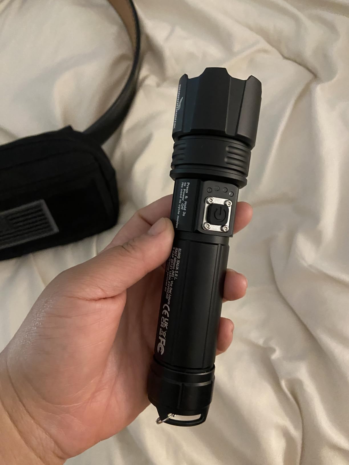 Flashlight 10000 High Lumens Rechargeable - 30W Super Bright LED Flash Light | 5000ft Beam & 12H Long Lasting USB C High Powered Handheld Police Flashlight for Home, Camping, Hiking, Emergency customer photo 2